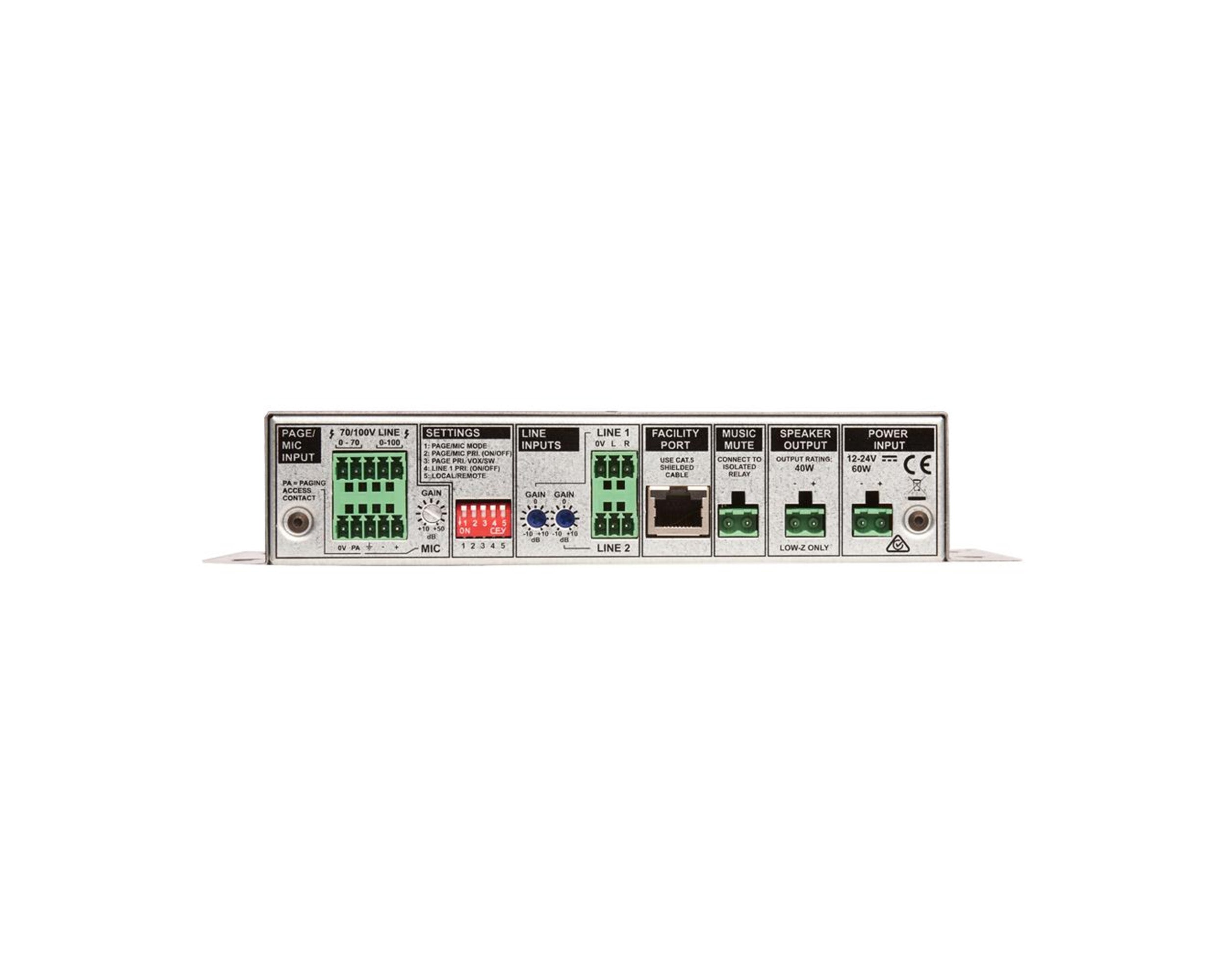 CLOMA40F - Cloud MA40F Energy Star Mini Amplifier with Facility Port 40W @ 4ohm Image 3