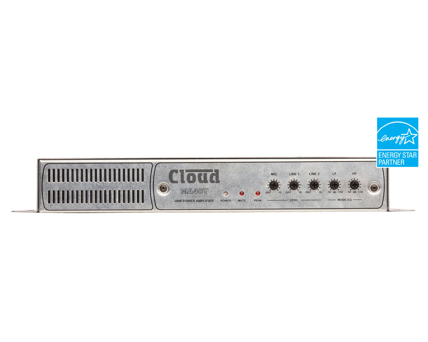 CLOMA40T - Cloud MA40T Energy Star Mini Amplifier with Facility Port 40W 100V Image 1