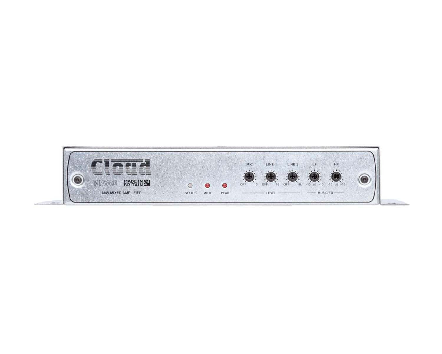 CLOMA80 - Cloud MA80 Energy Star Mini Amplifier 2 Line and 1 Mic Input 80W @ 4ohm Image 1