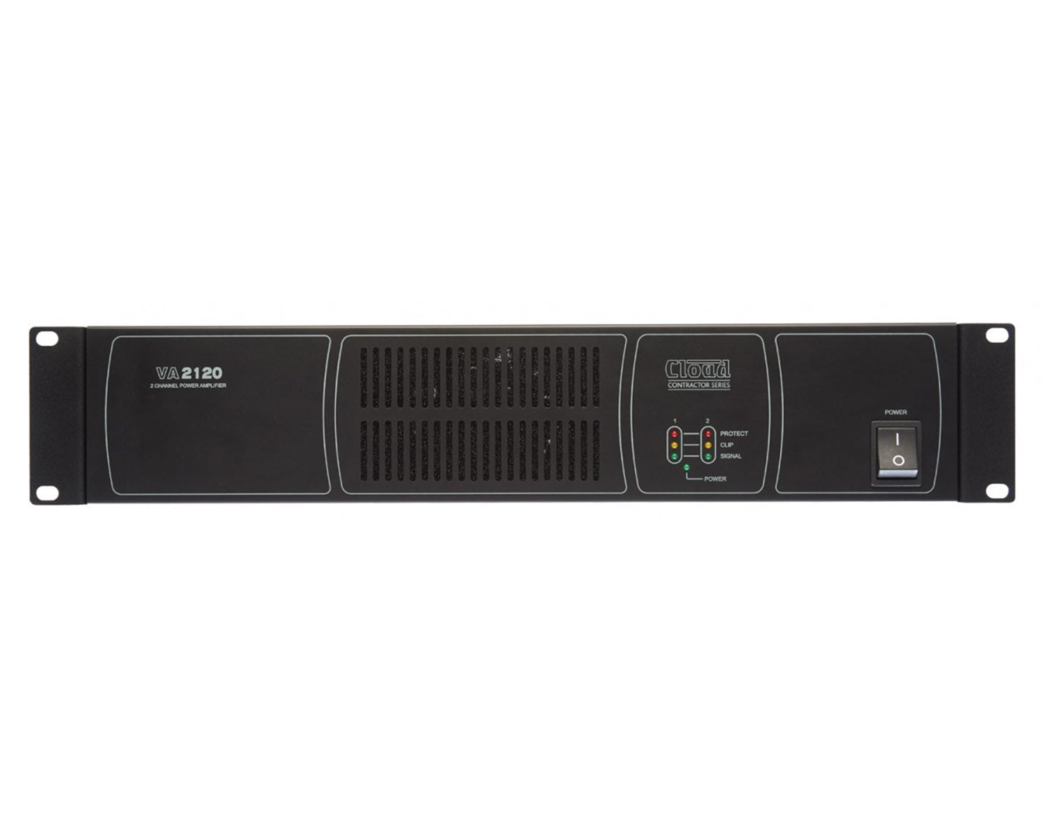 CLOVA2120 - Cloud Contractor VA2120 Power Amp 2 x 120W 4ohm or 100V Line 2U Image 1