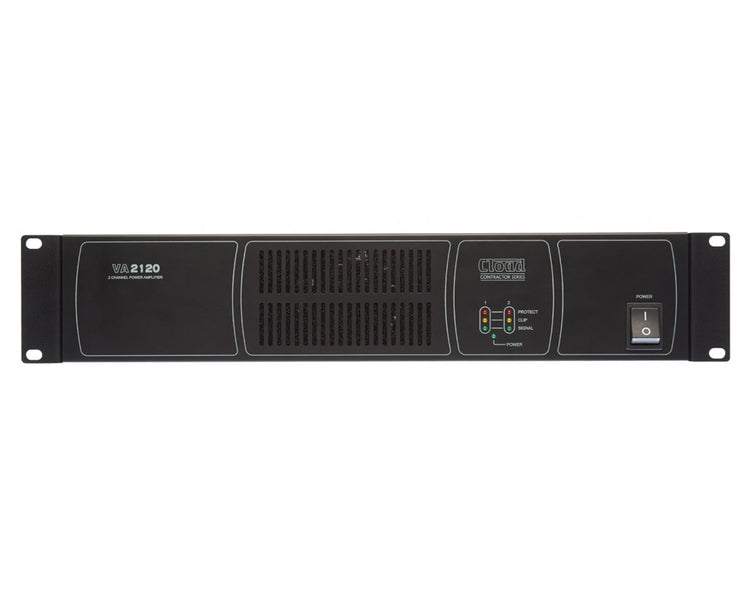 CLOVA2120 - Cloud Contractor VA2120 Power Amp 2 x 120W 4ohm or 100V Line 2U Image 1