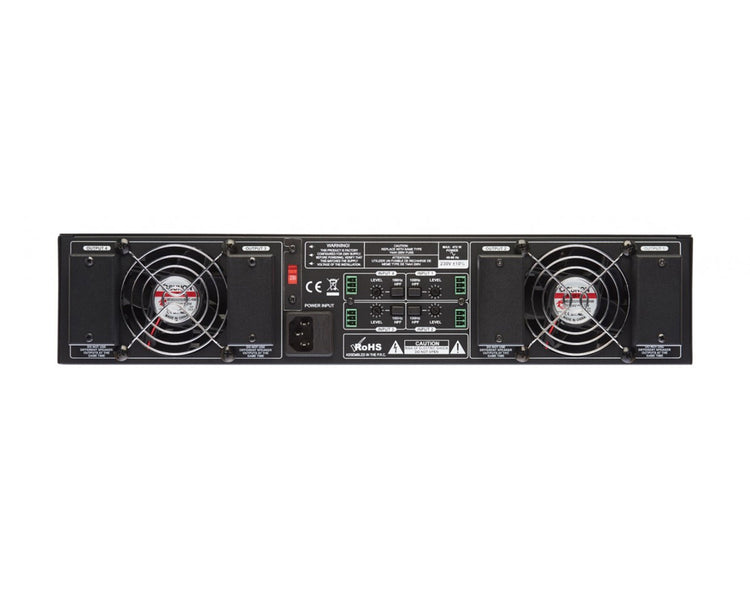 CLOVA4120 - Cloud Contractor VA4120 Power Amp 4 x120W 4ohm or 100V Line 2U Image 2