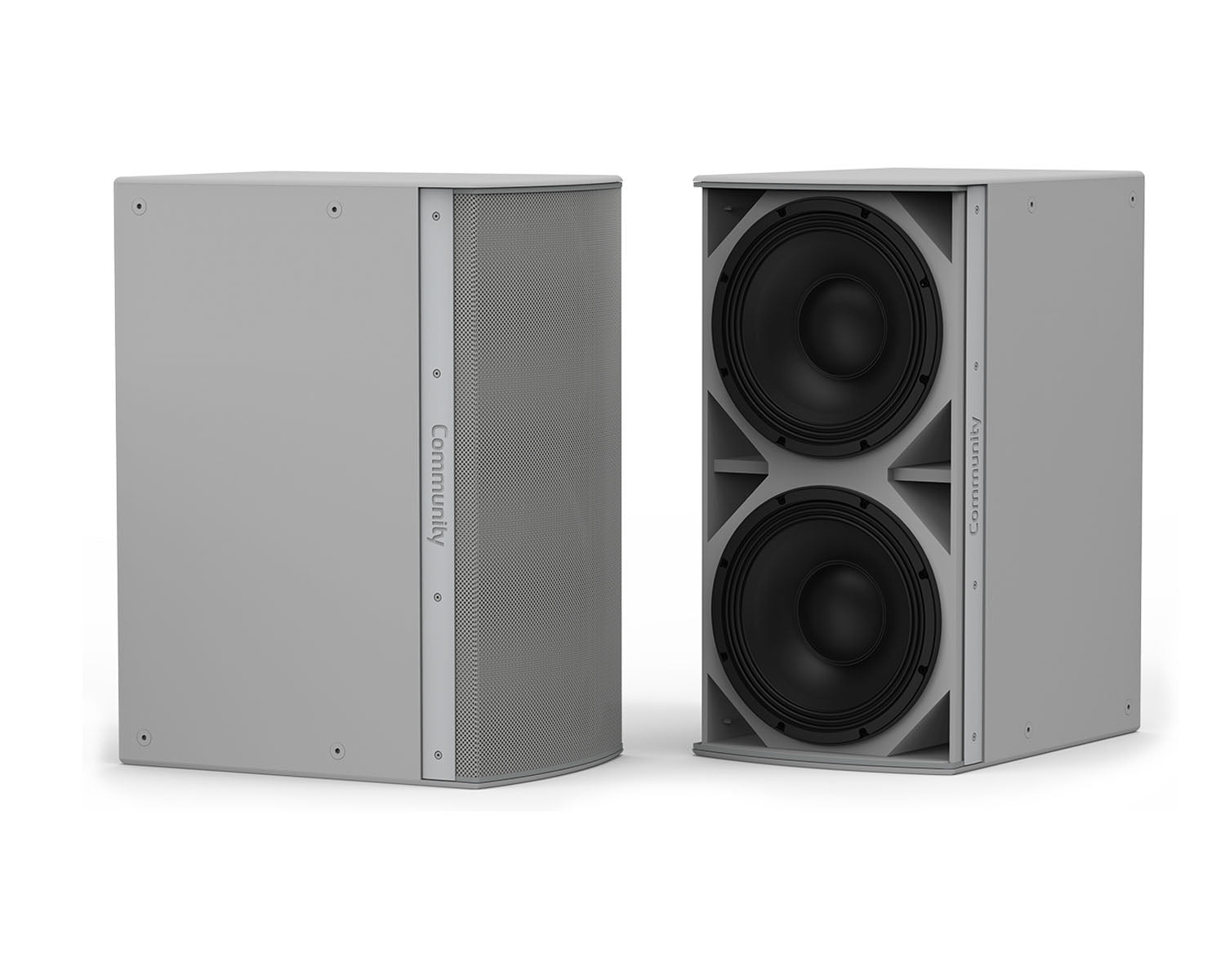 COMIS6212W - Community IS6 212W 2x12inch Installation Subwoofer 700W White Image 2