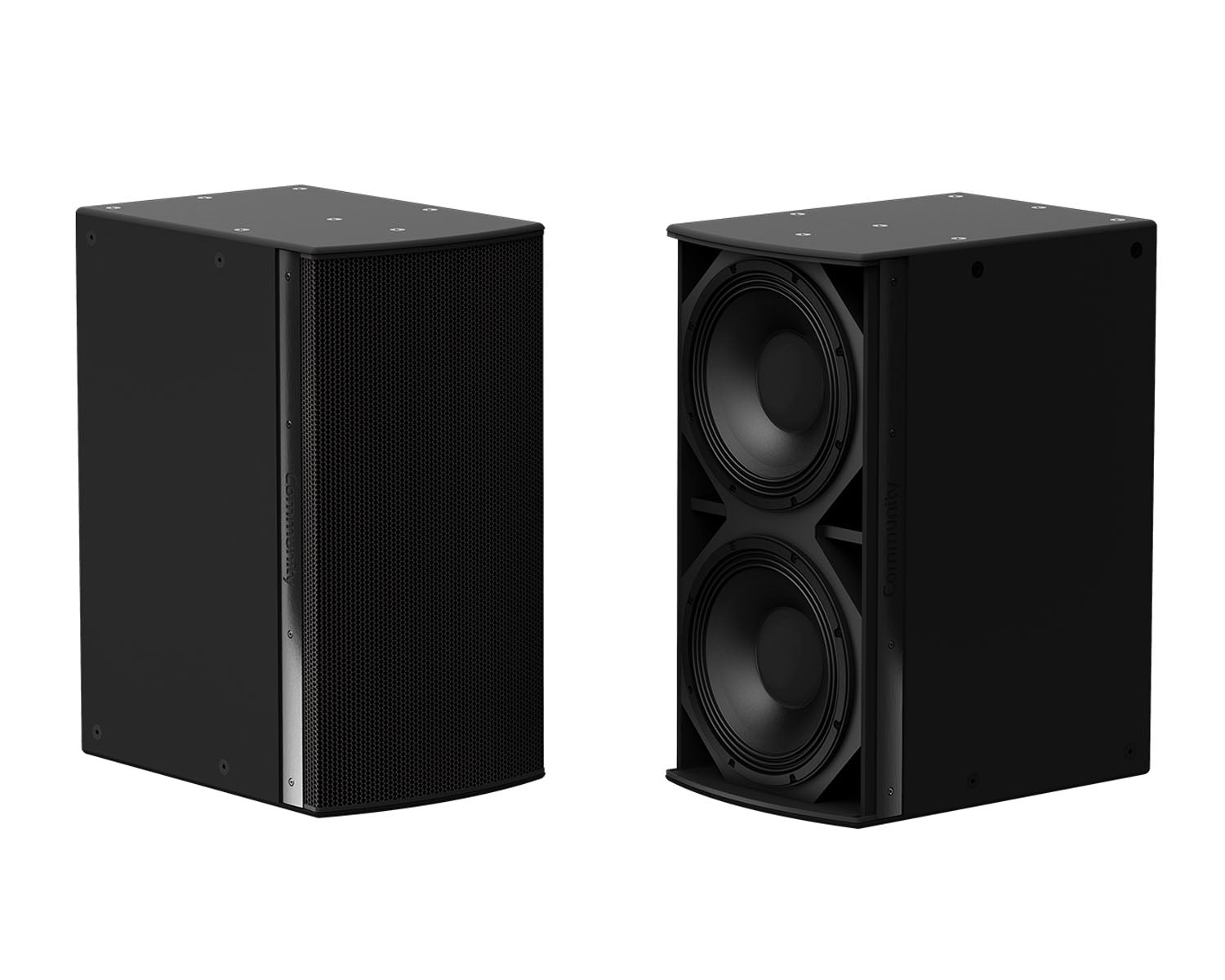 COMIS8212B - Community IS8 212B 2x12inch Installation Subwoofer 1000W Black Image 2