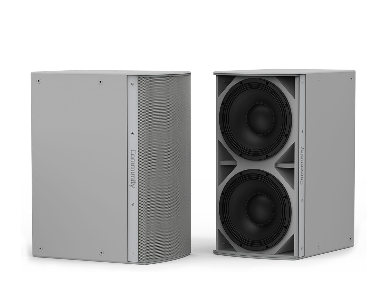 COMIS8212W - Community IS8 212W 2x12inch Installation Subwoofer 1000W White Image 2