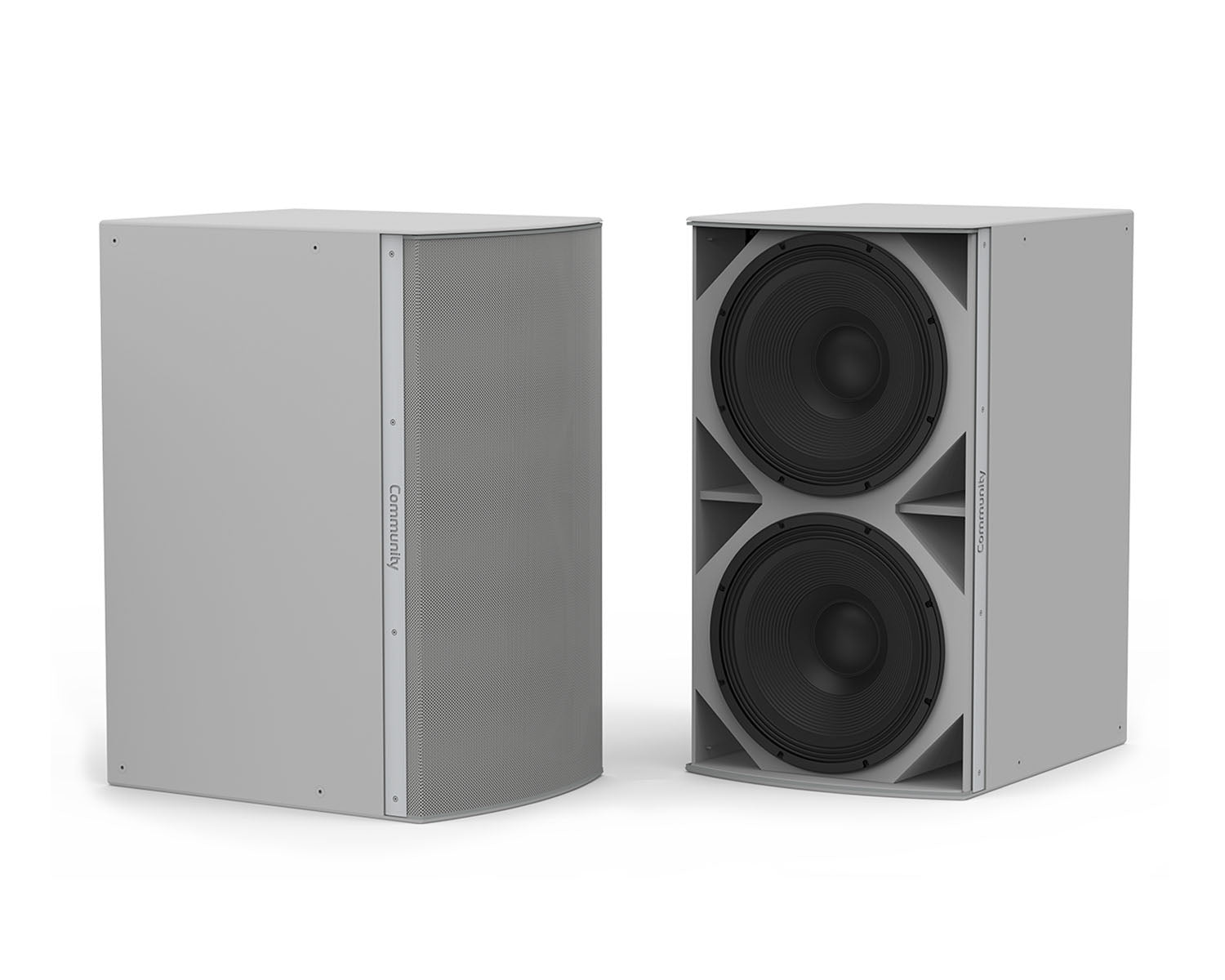COMIS8218W - Community IS8 218W 2x18inch Installation Subwoofer 1000W White Image 2