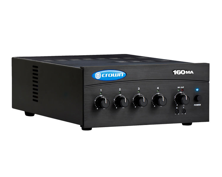 CRO160MA - Crown 160MA 4 Input Commercial Mixer Amplifier 60W 70V or 100V Image 2