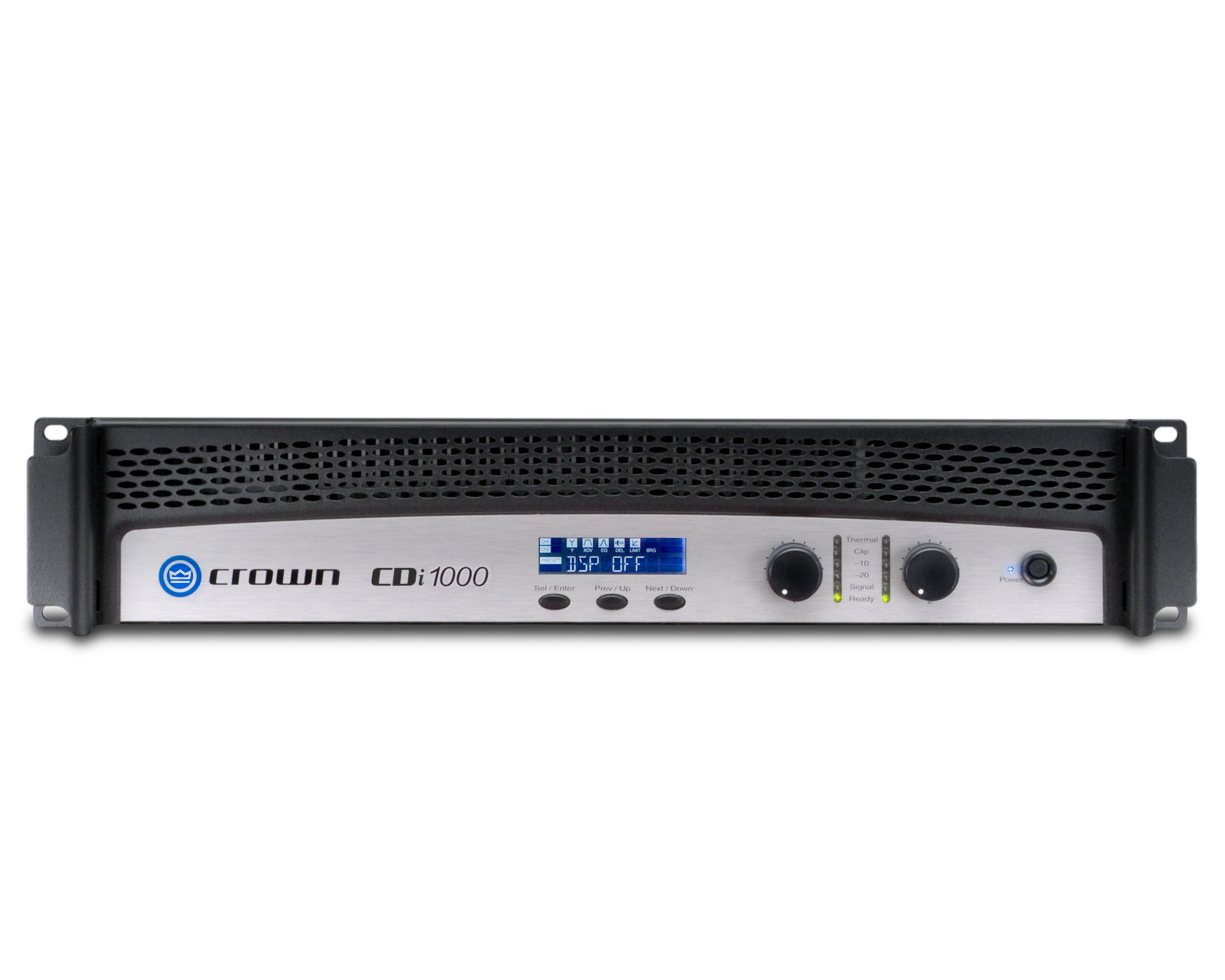 CROCDI1000 - Crown CDi 1000 Power Amp 2x500W @ 4ohm 70V or 140V with DSP 2U Image 1