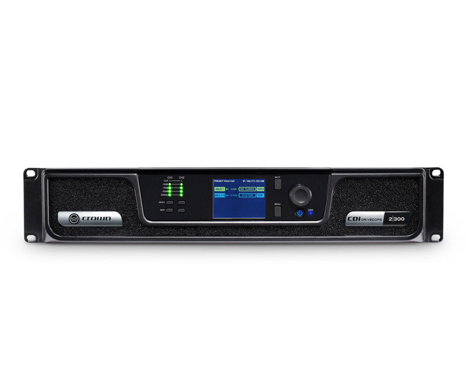 CROCDI2300 - Crown CDi 2|300 DriveCore Power Amp 2x300W Analogue Input 2U Image 1