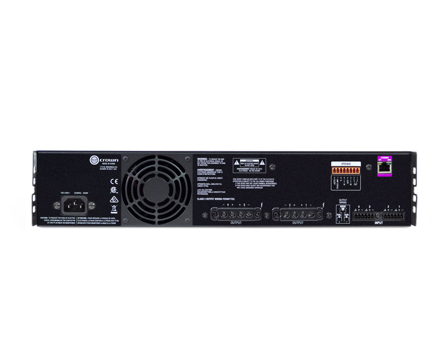 CROCDI4600BL - Crown CDi 4|600BL DriveCore Power Amp 4x600W and BLU Link 2U Image 2