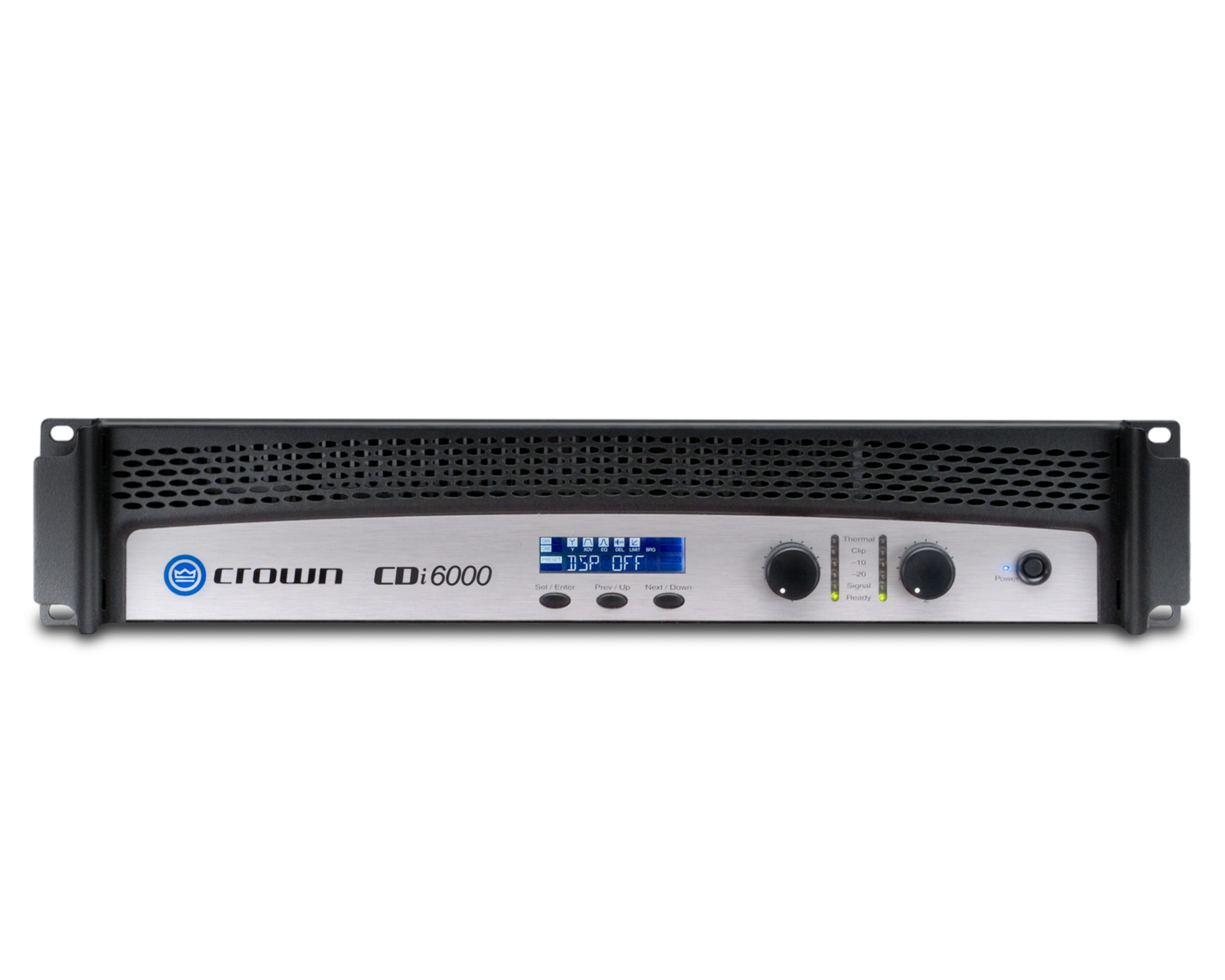 CROCDI6000 - Crown CDi 6000 Power Amp 2x2100W @ 4ohm 70V or 140V with DSP 2U Image 1