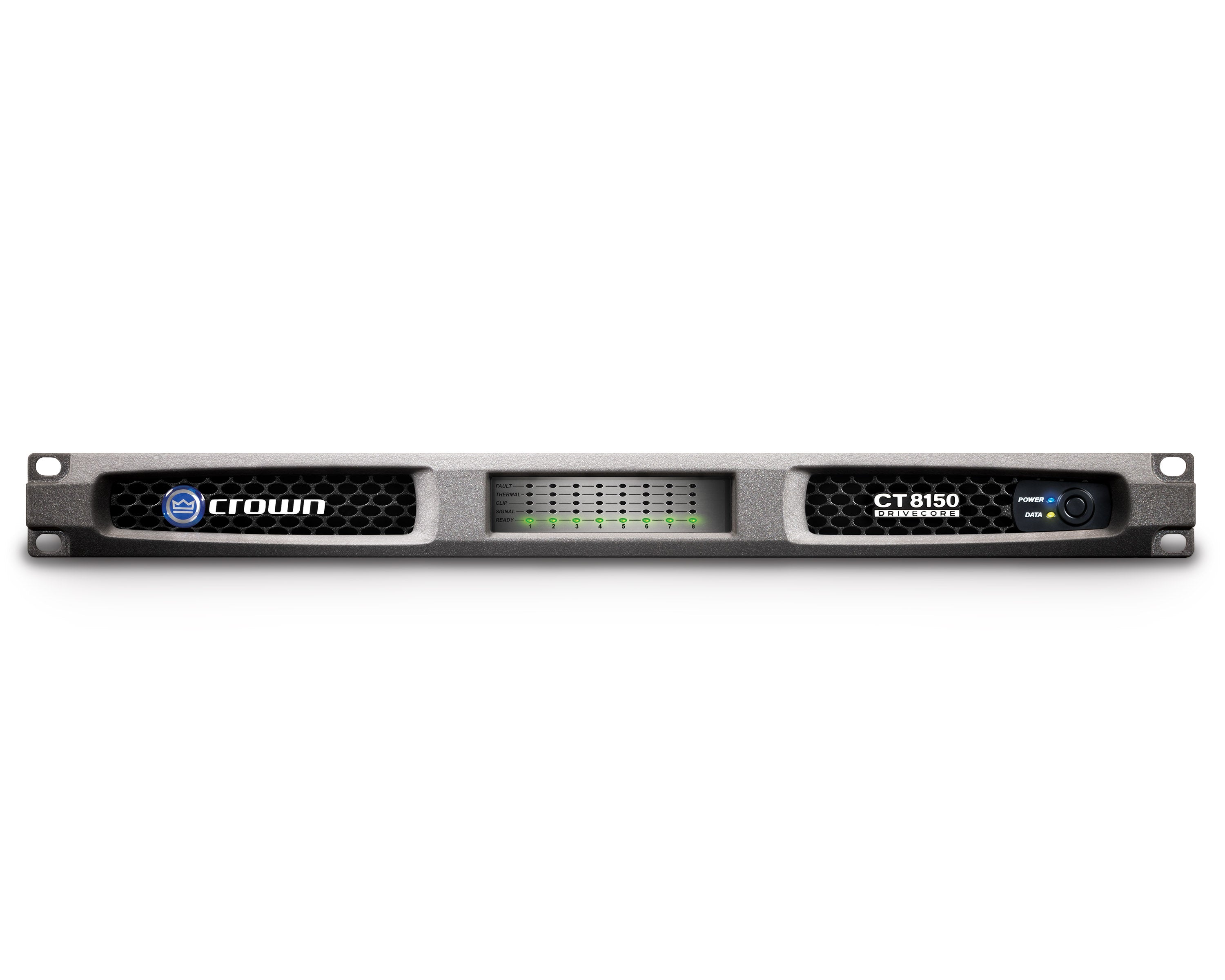 CROCT8150 - Crown CT 8150 ComTech DriveCore Fanless Power Amp 8x125W @ 4ohm 1U Image 1