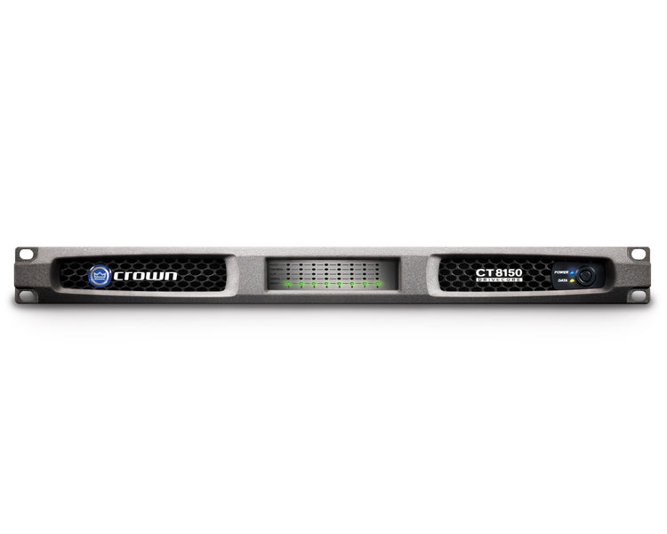 CROCT8150 - Crown CT 8150 ComTech DriveCore Fanless Power Amp 8x125W @ 4ohm 1U Image 1