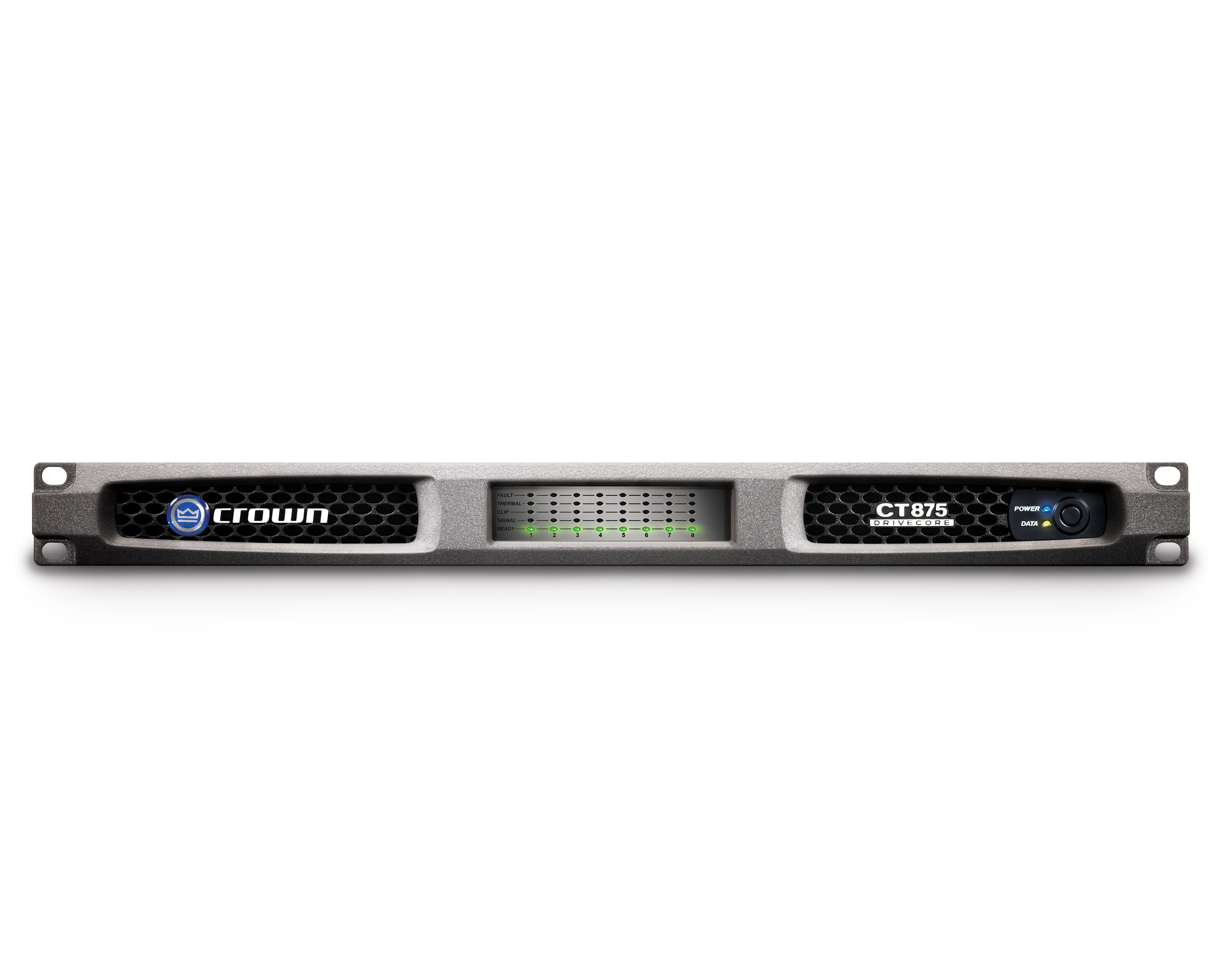 CROCT875 - Crown CT 875 ComTech DriveCore Fanless Power Amp 8x75W @ 4ohm 1U Image 1