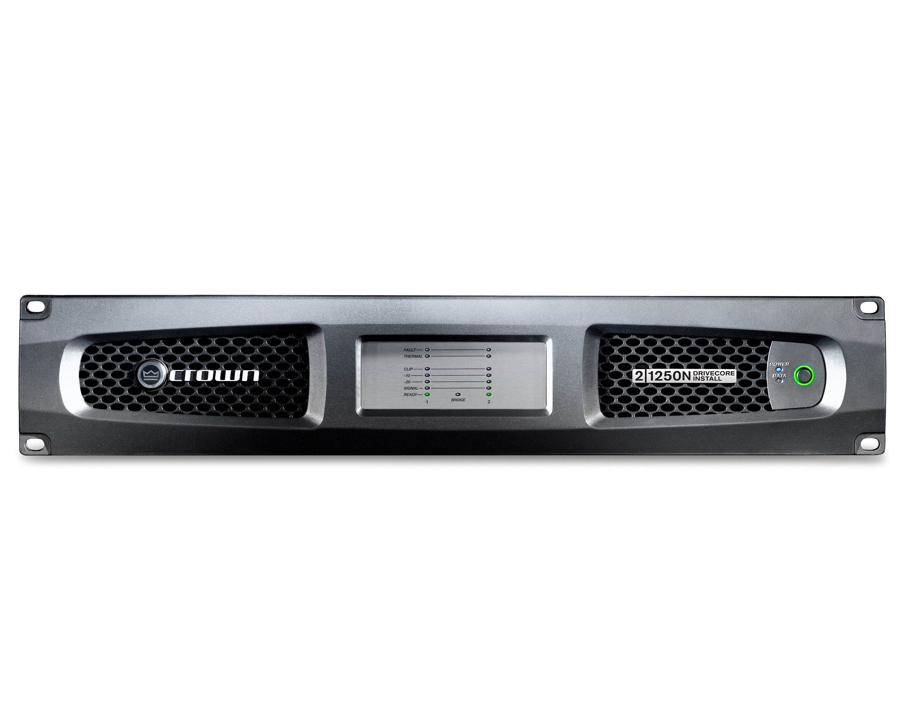 CRODCI21250N - Crown DCi 2|1250N DriveCore Install Network Amplifier 2x1250W @ 4ohm 2U Image 1