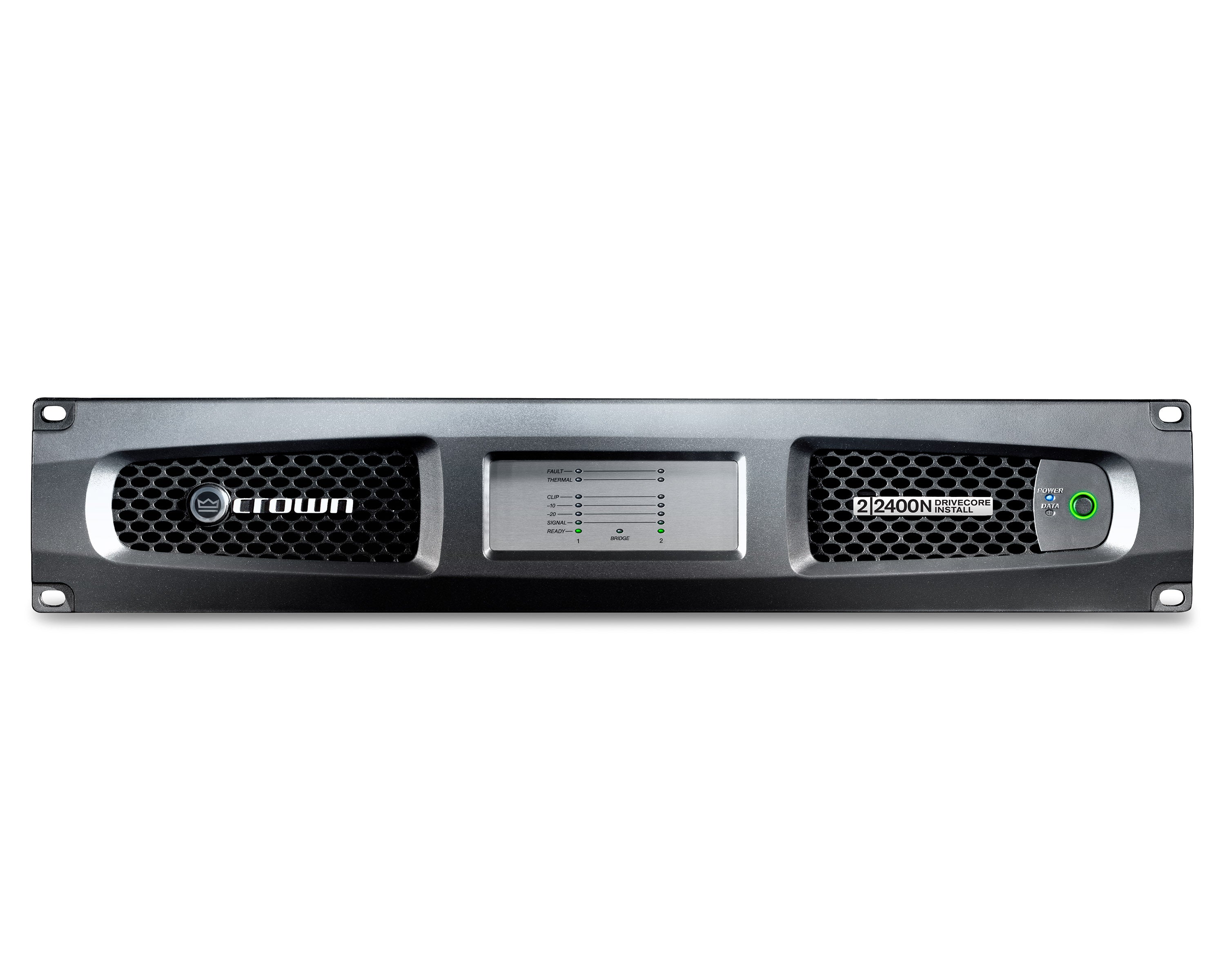 CRODCI22400N - Crown DCi 2|2400N DriveCore Install Network Amplifier 2x2400W @ 4ohm 2U Image 1