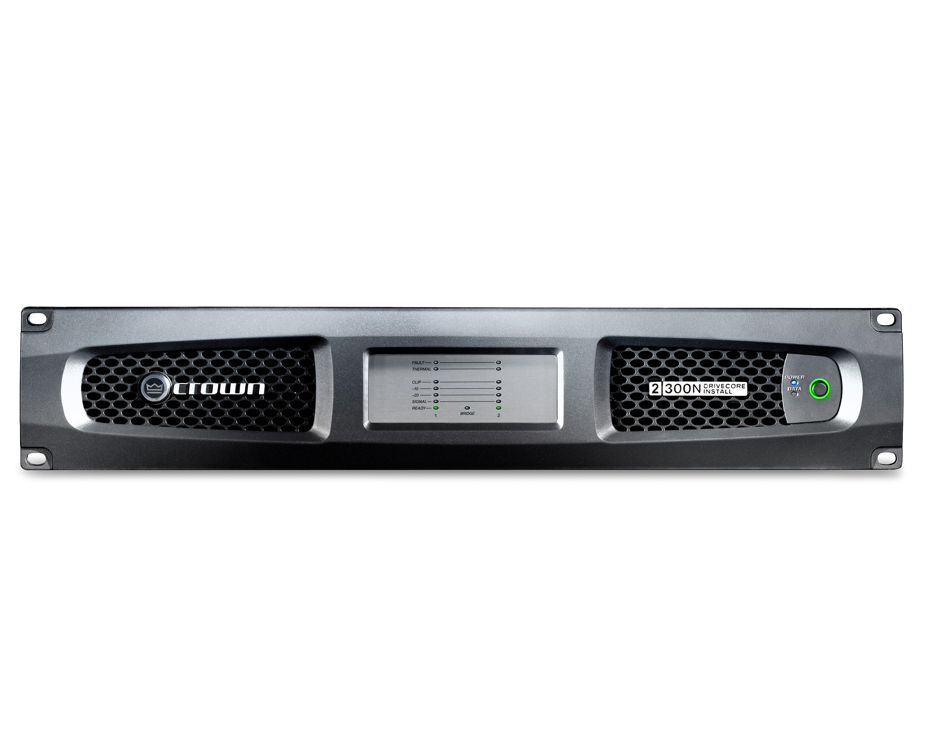 CRODCI2300N - Crown DCi 2|300N DriveCore Install Network Amplifier 2x300W @ 4ohm 2U Image 1