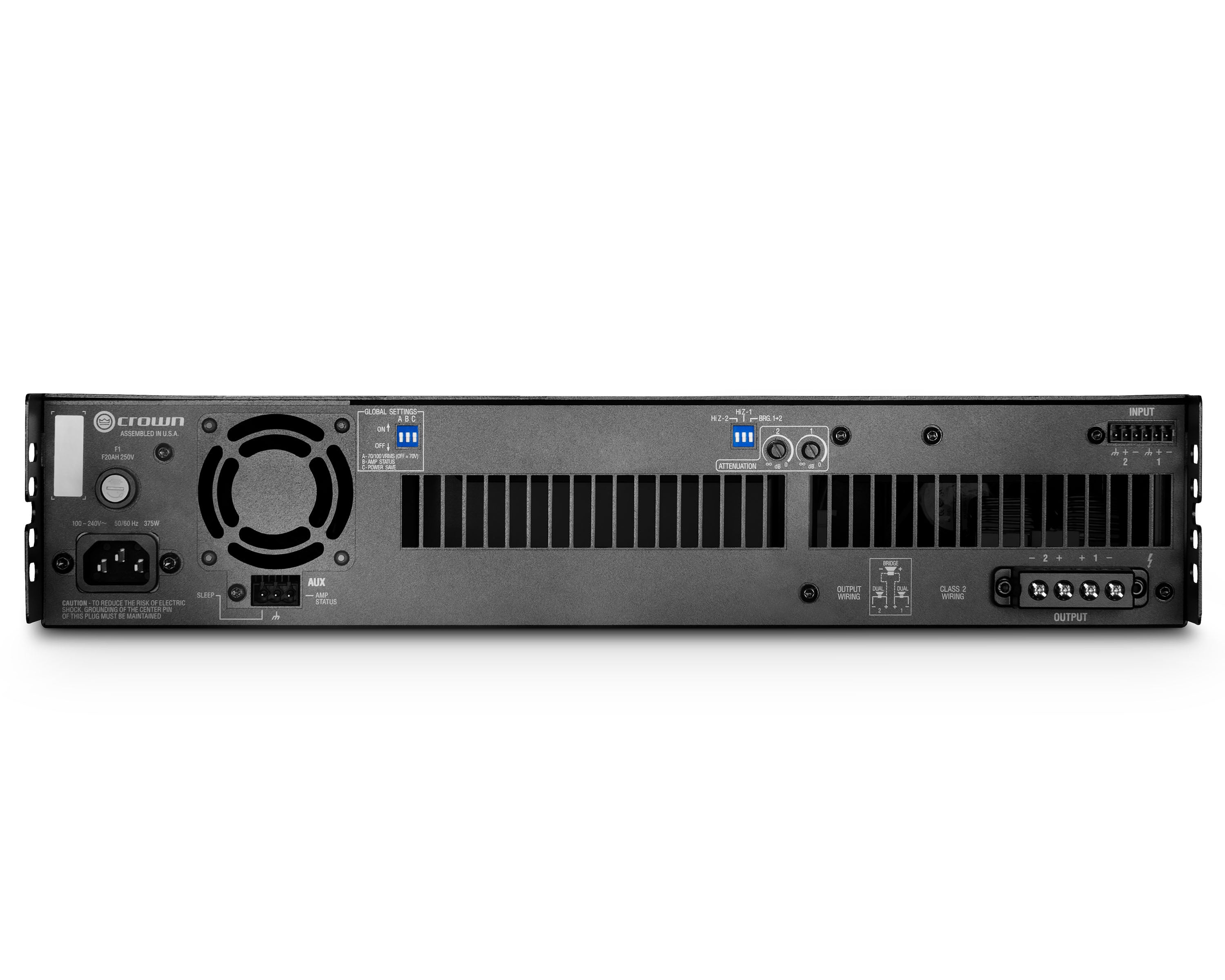 CRODCI2300 - Crown DCi 2|300 DriveCore Install Analogue Amplifier 2x300W @ 4ohm 100V Image 2