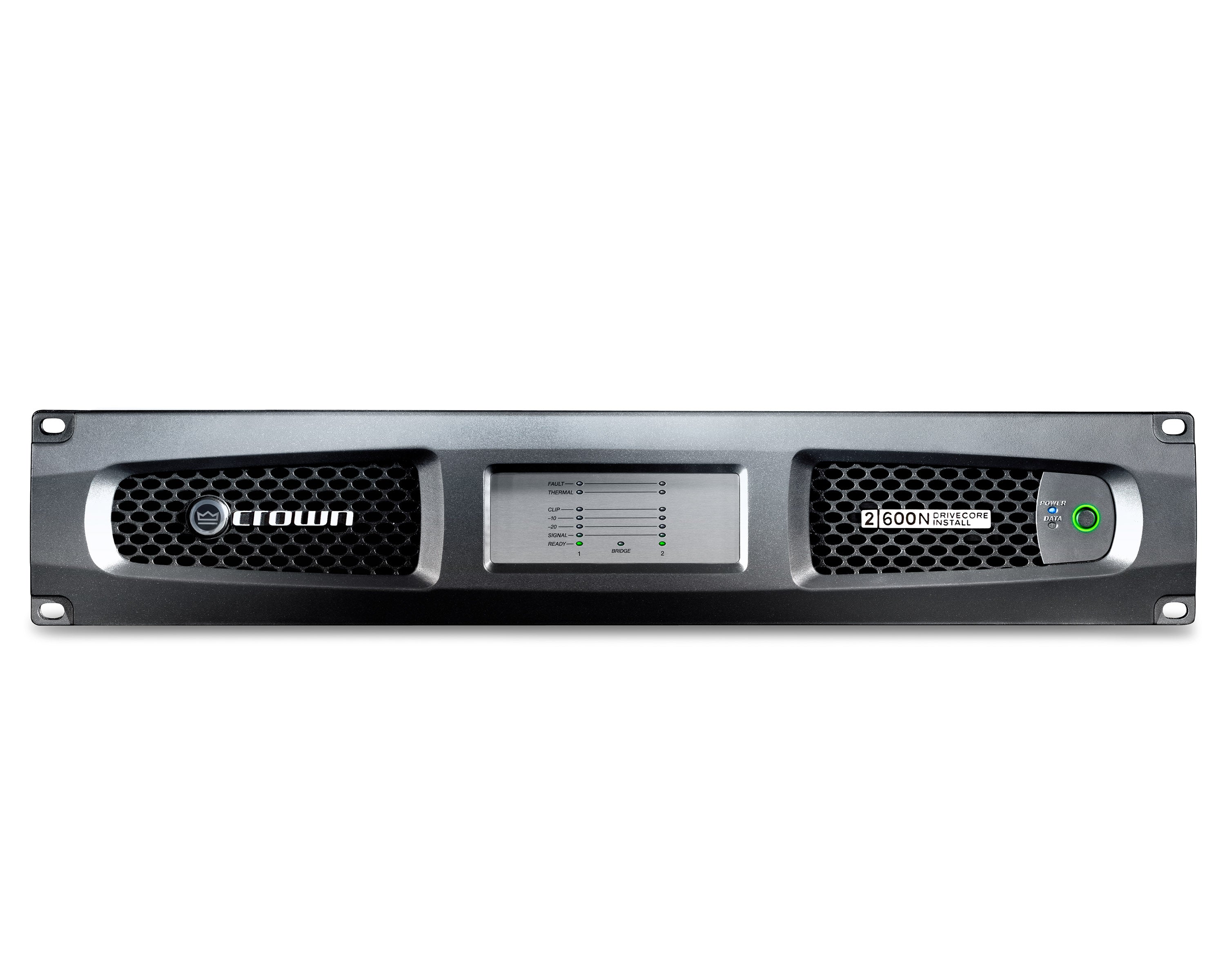 CRODCI2600N - Crown DCi 2|600N DriveCore Install Network Amplifier 2x600W @ 4ohm 2U Image 1