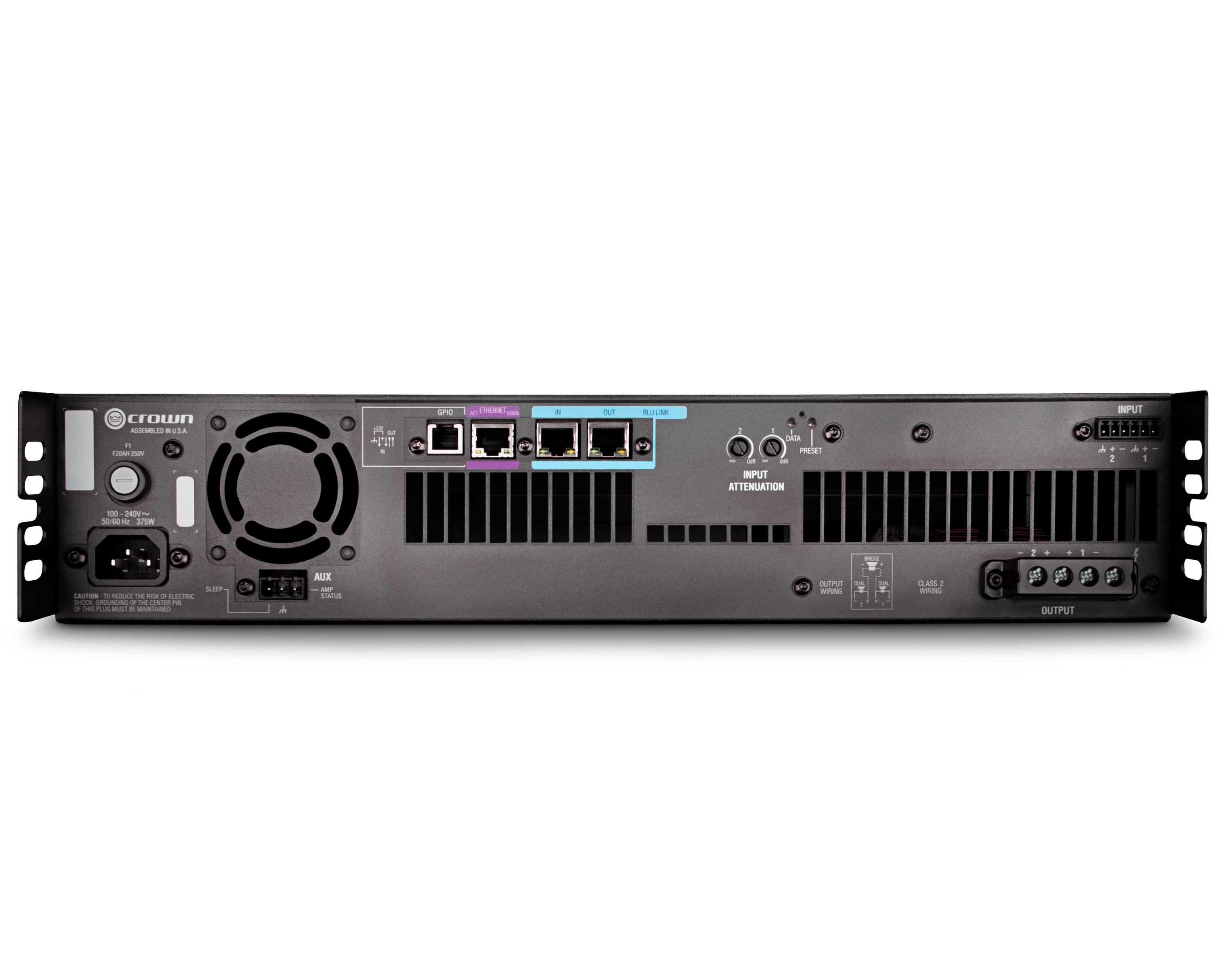 CRODCI2600N - Crown DCi 2|600N DriveCore Install Network Amplifier 2x600W @ 4ohm 2U Image 2