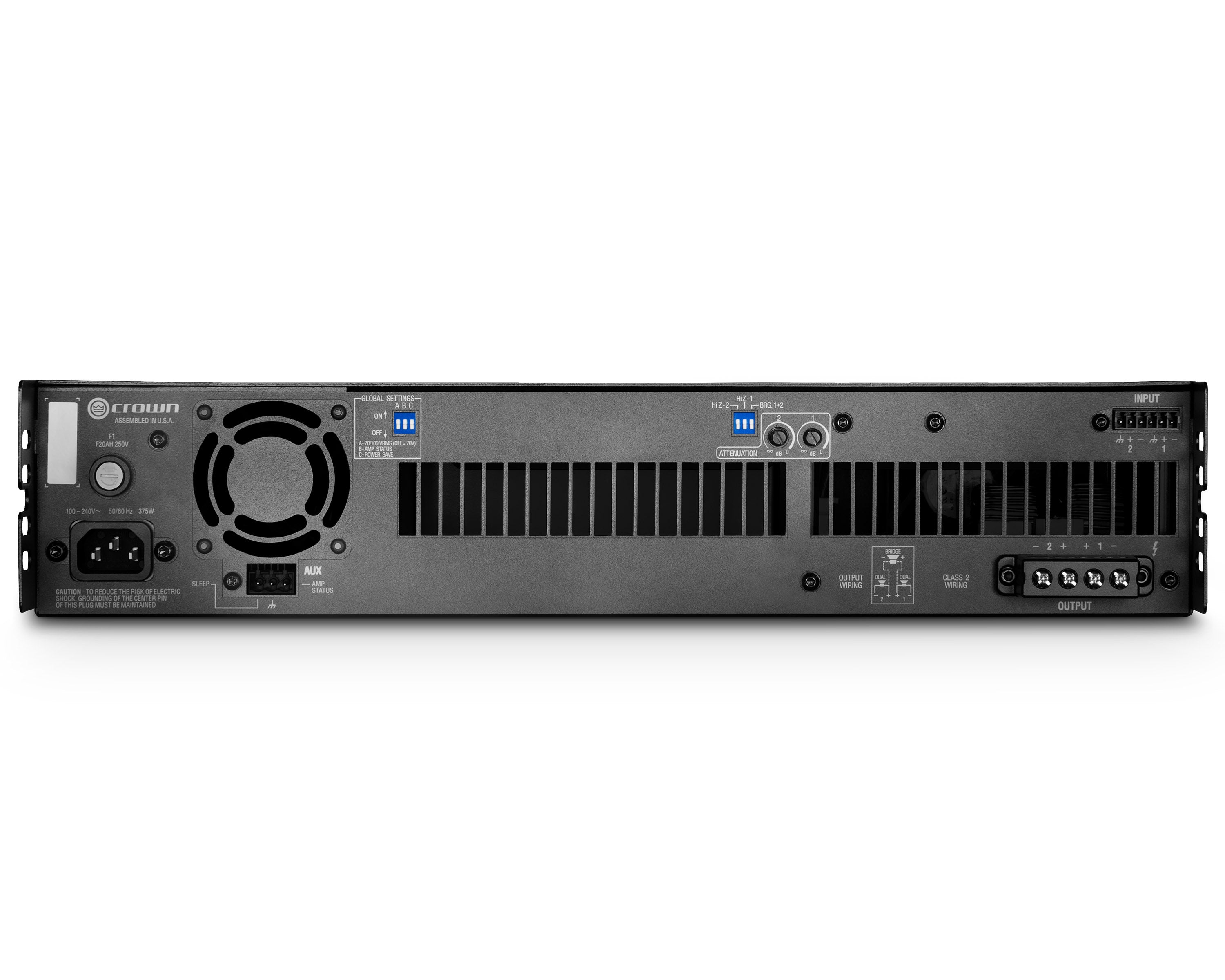 CRODCI2600 - Crown DCi 2|600 DriveCore Install Analogue Amplifier 2x600W @ 4ohm 100V Image 2