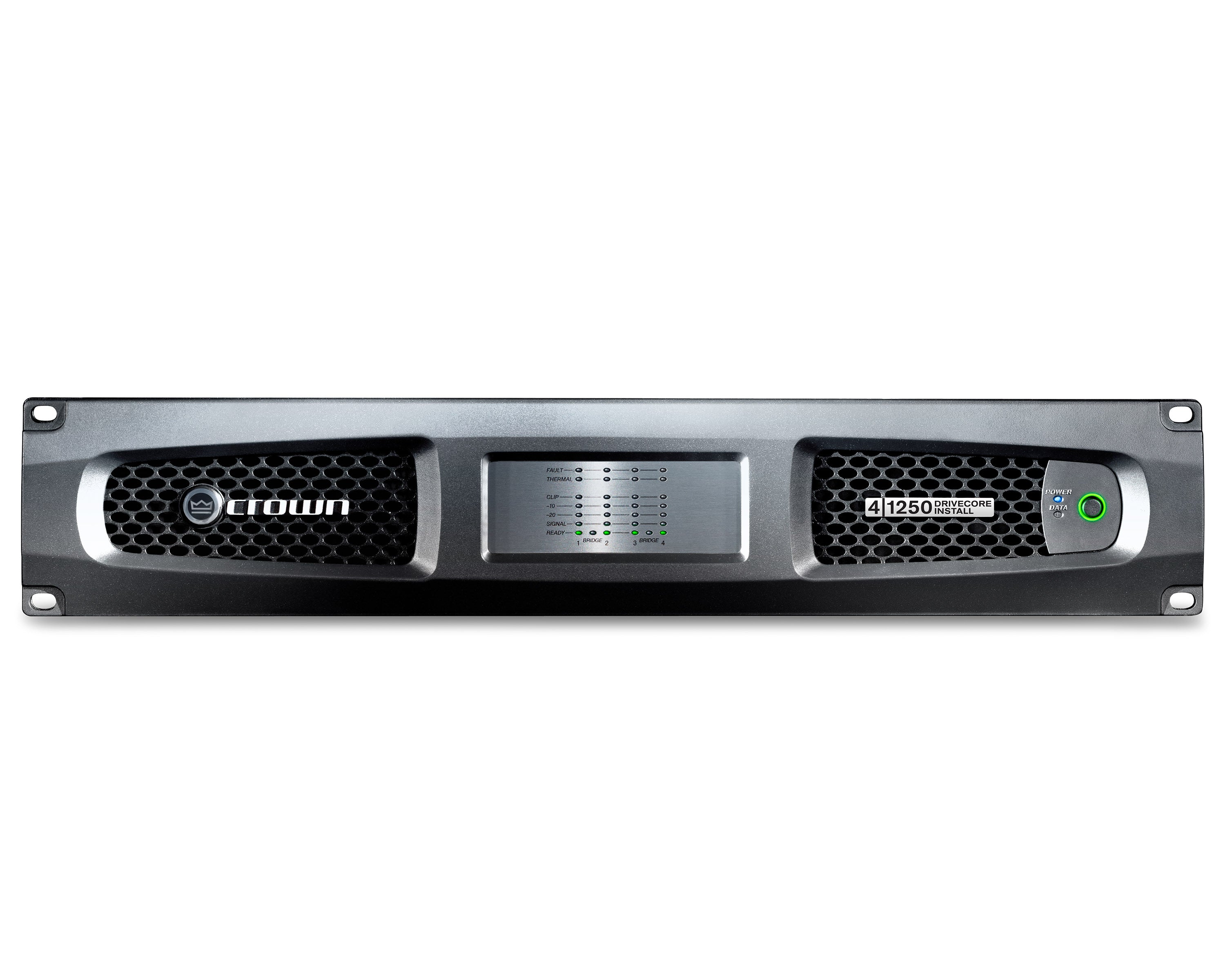 CRODCI41250 - Crown DCi 4|1250 DriveCore Install Analogue Amplifier 4x1250W@4ohm 100V Image 1