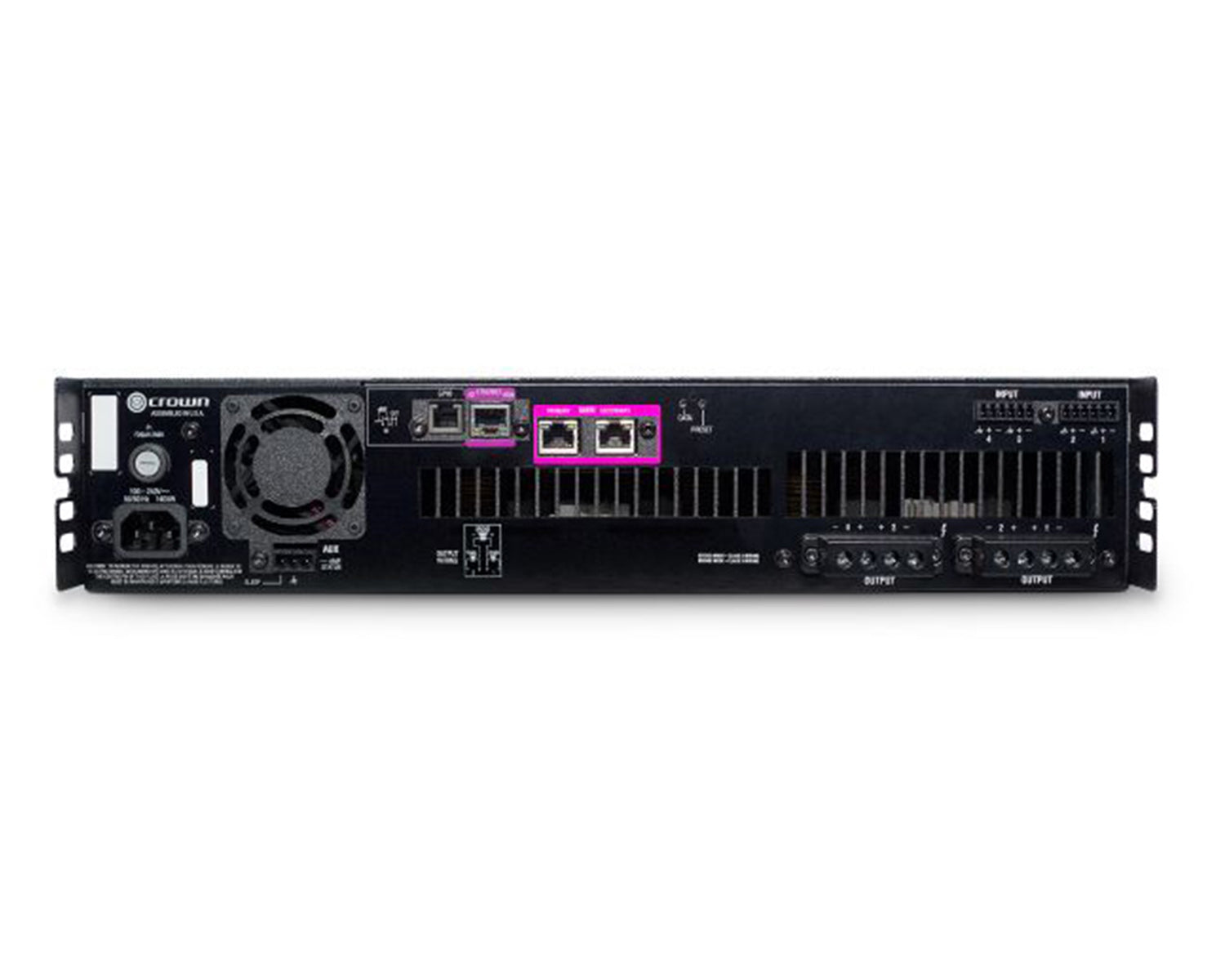 CRODCI4300DA - Crown DCi 4|300DA DriveCore Install DA Amplifier 4x300W @ 4ohm Dante 2U Image 2