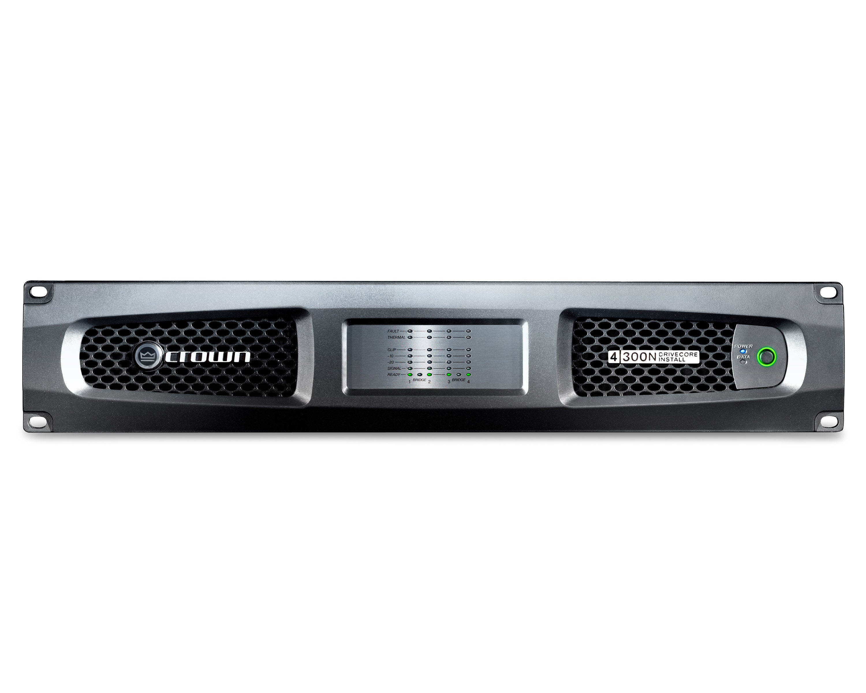 CRODCI4300N - Crown DCi 4|300N DriveCore Install Network Amplifier 4x300W @ 4ohm 2U Image 1