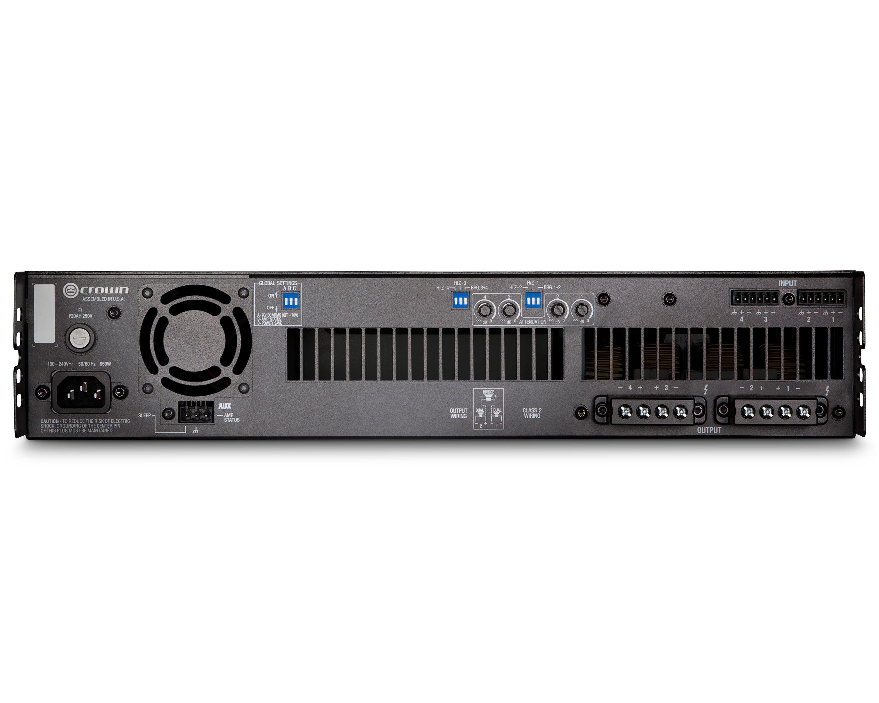 CRODCI4300 - Crown DCi 4|300 DriveCore Install Analogue Amplifier 4x300W @ 4ohm 100V Image 2