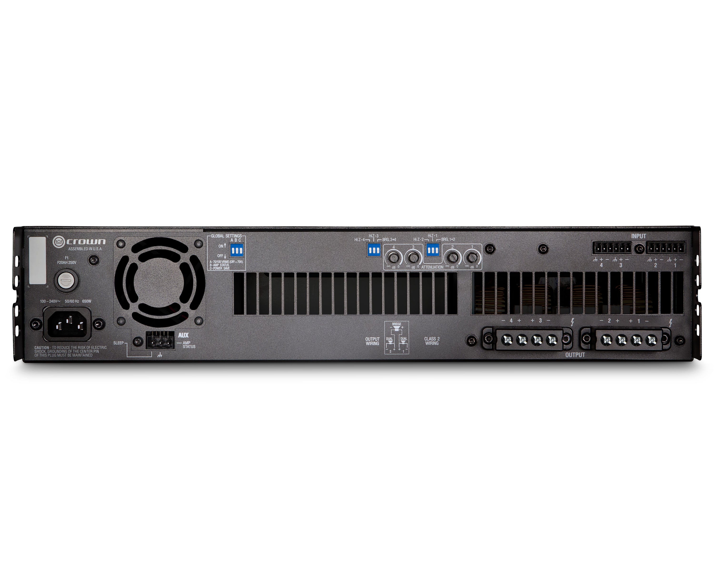 CRODCI4600 - Crown DCi 4|600 DriveCore Install Analogue Amplifier 4x600W @ 4ohm 100V Image 2