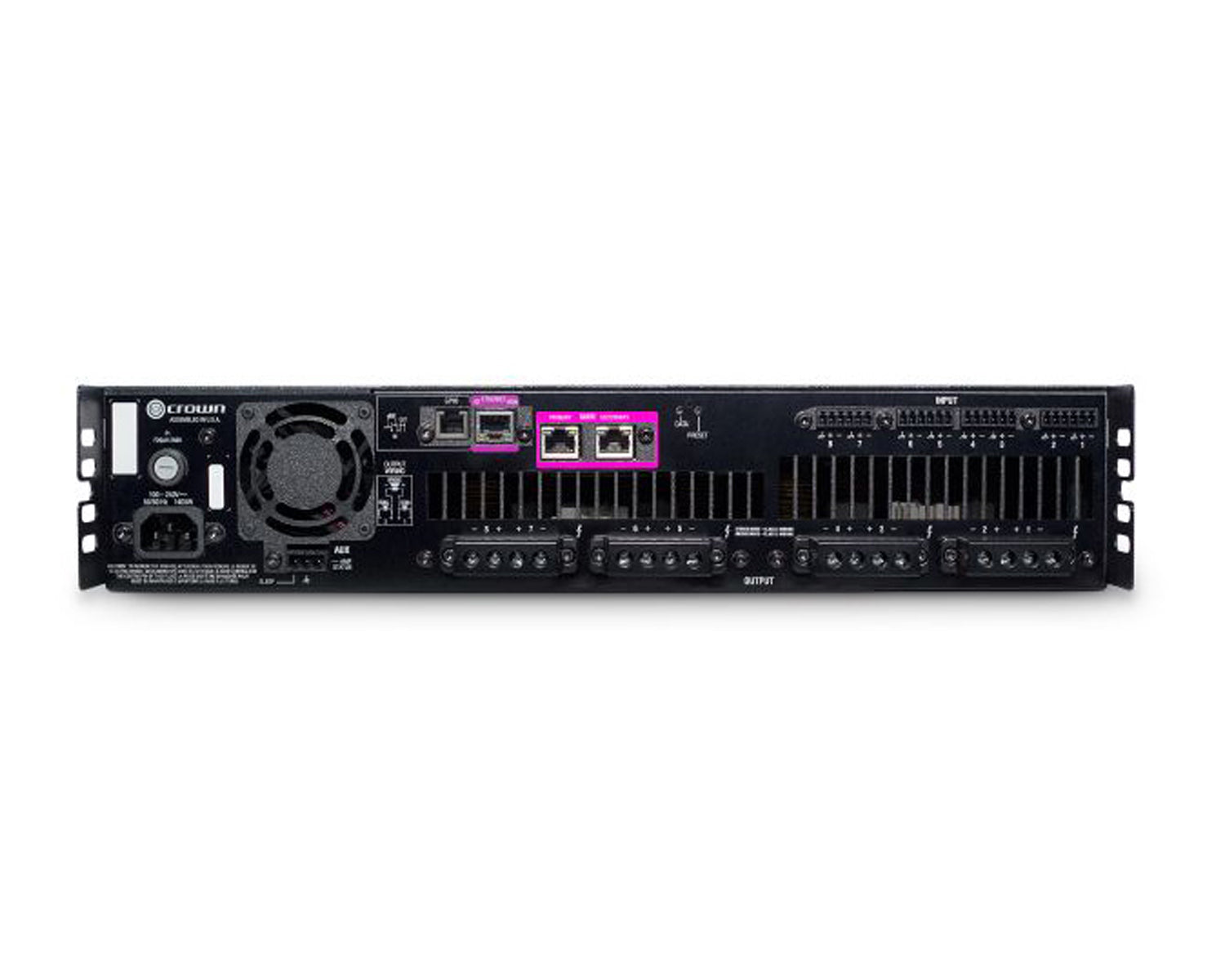 CRODCI8300DA - Crown DCi 8|300DA DriveCore Install DA Amplifier 8x300W @ 4ohm Dante 2U Image 2