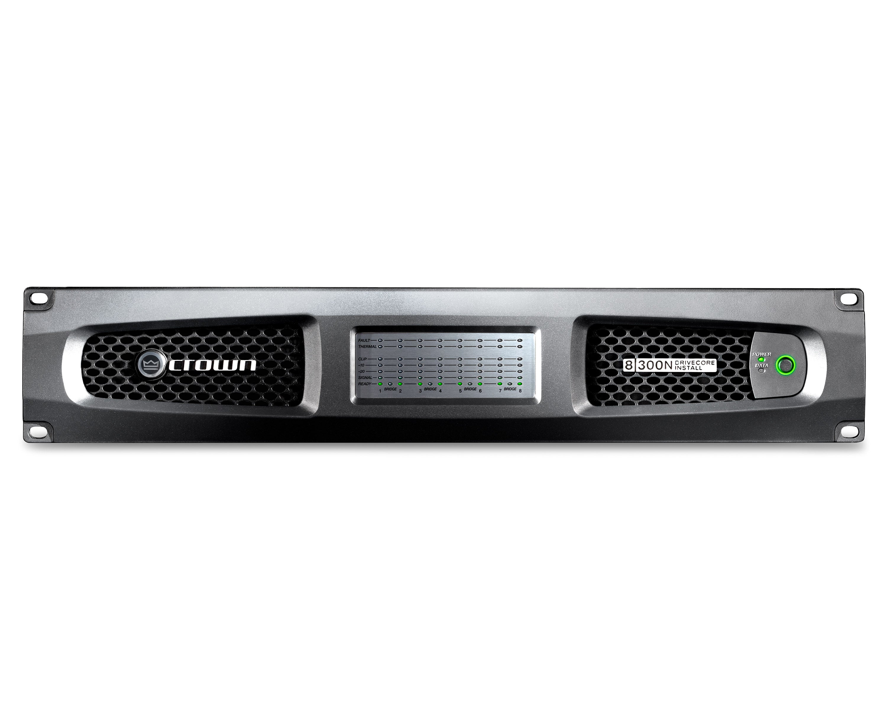 CRODCI8300N - Crown DCi 8|300N DriveCore Install Network Amplifier 8x300W @ 4ohm 2U Image 1