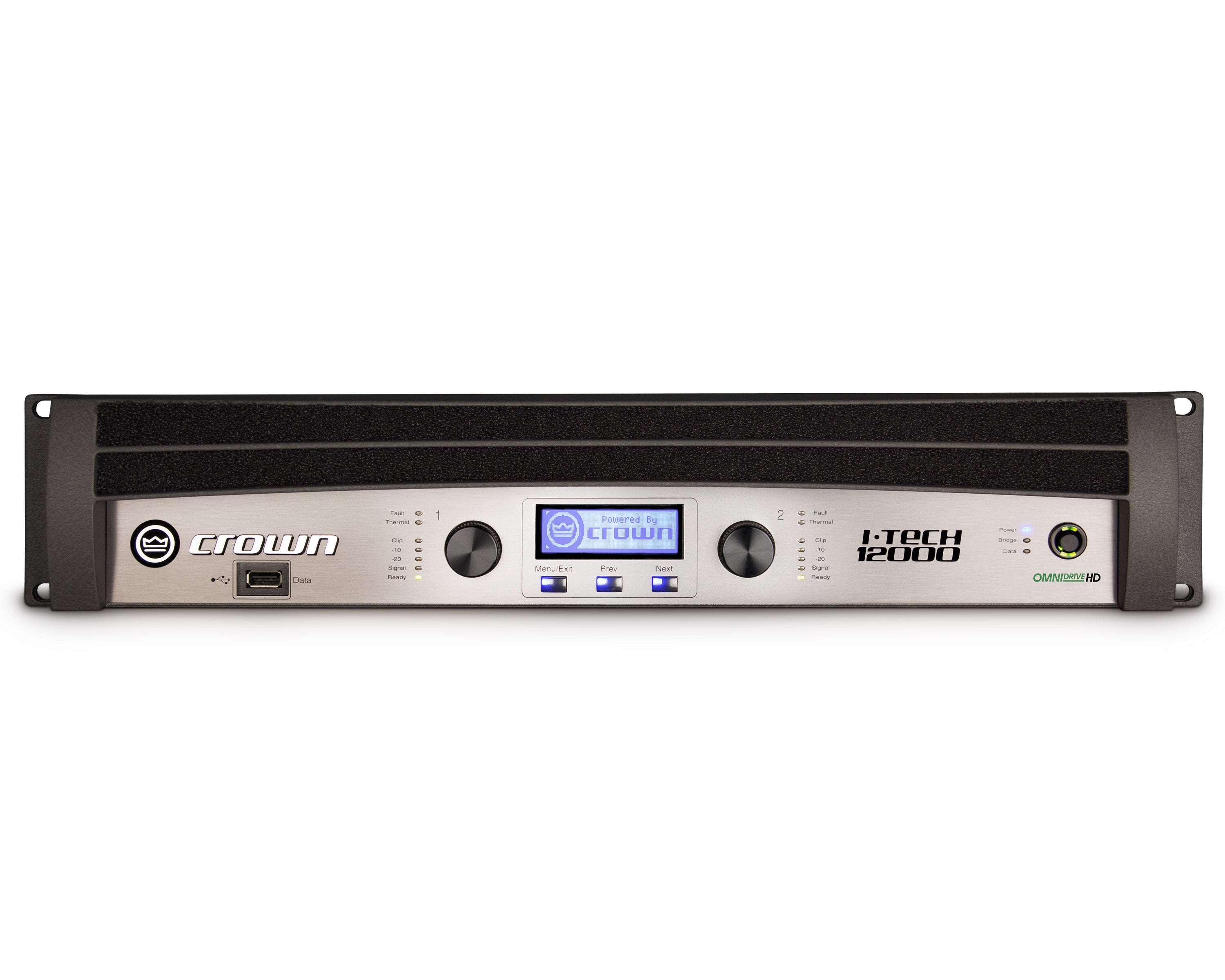 CROIT12001 - Crown IT12000HD I Tech HD Touring Amplifier 2x12000 @ 4ohm 2U Image 1