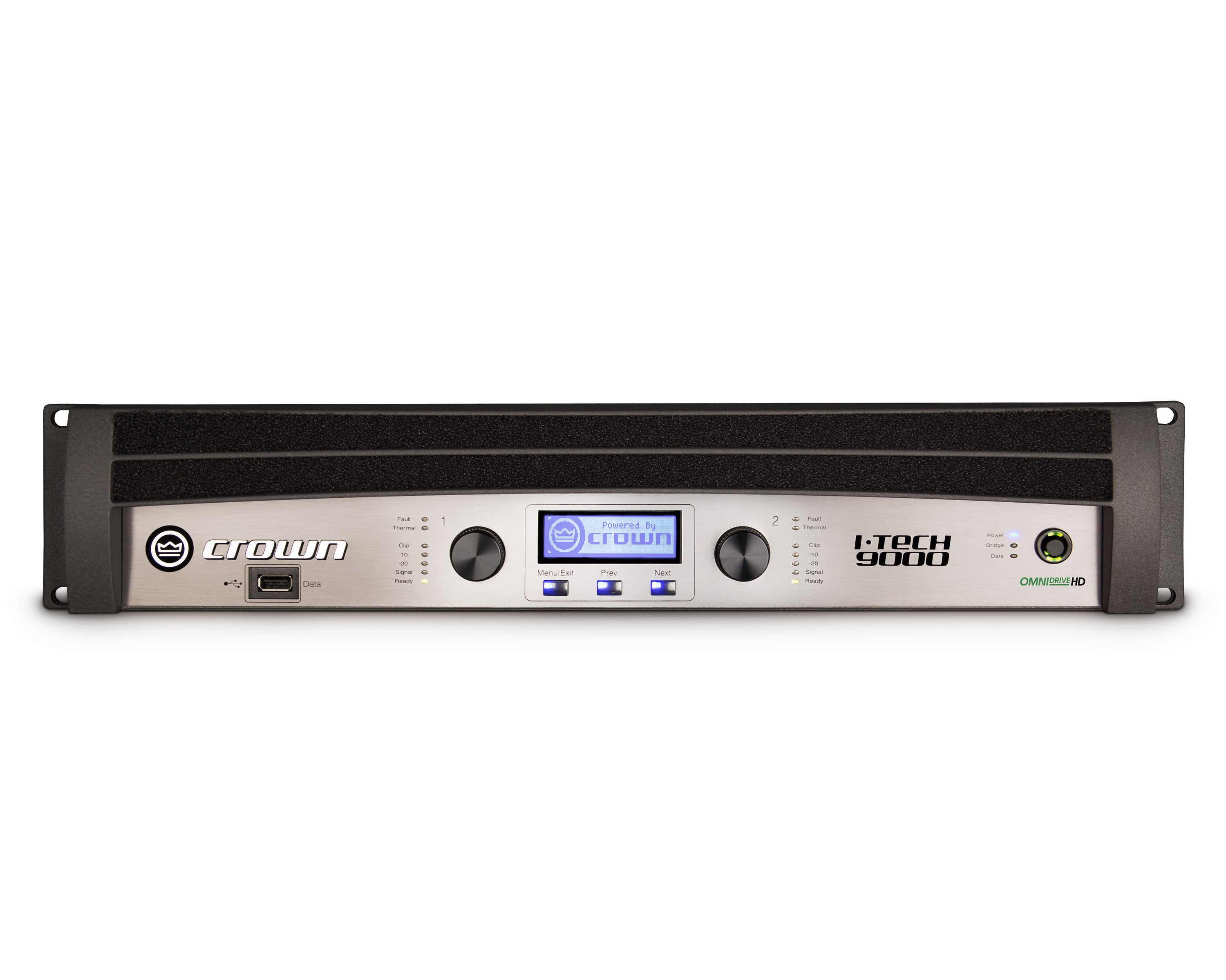 CROIT9000 - Crown IT9000HD I Tech HD Touring Amplifier 2x3500W @ 4ohm 2U Image 1
