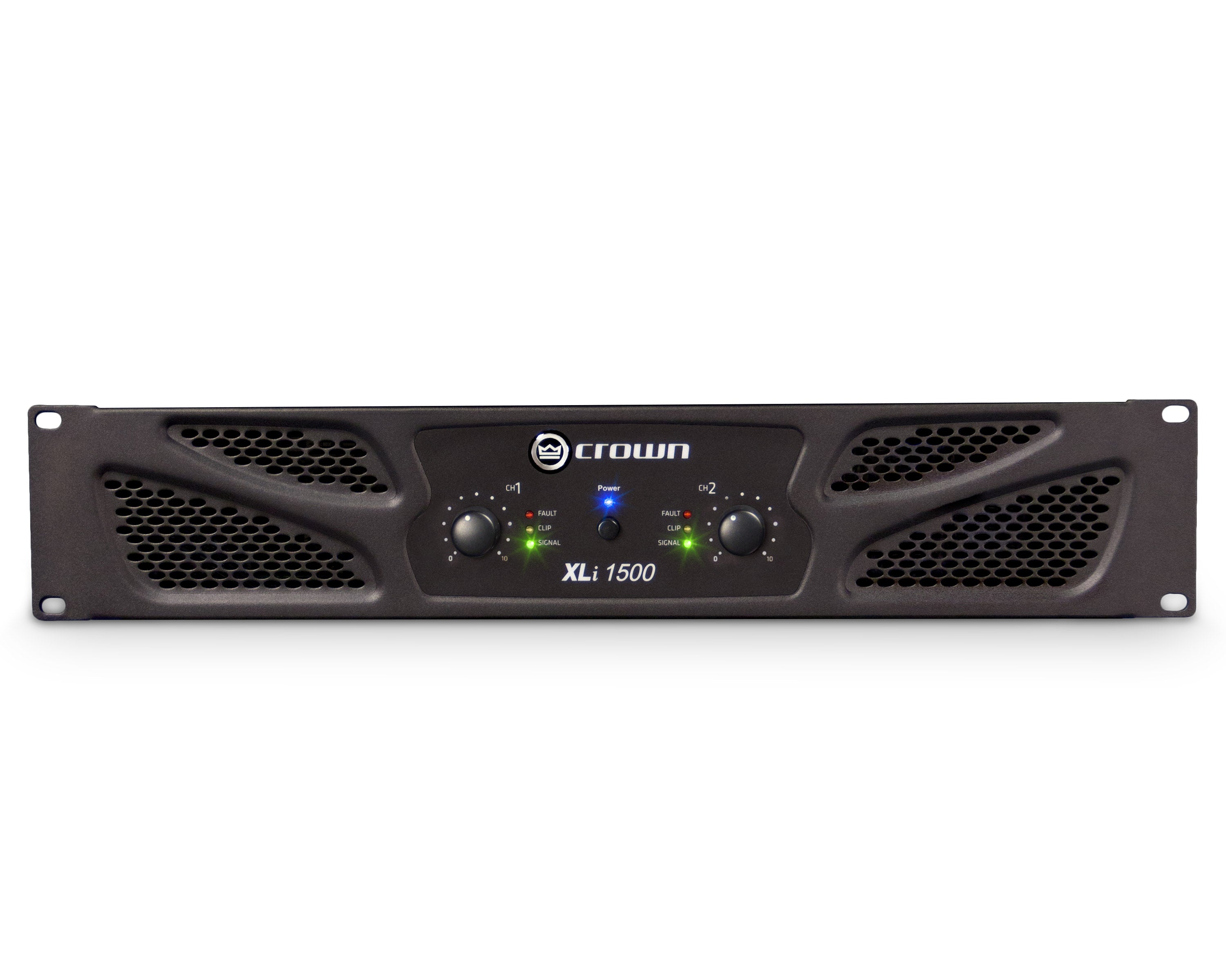 CROXLI1500 - Crown XLi 1500 Rugged Power Amp 2 x 450W @ 4ohm 2U Image 1