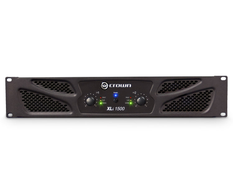 CROXLI1500 - Crown XLi 1500 Rugged Power Amp 2 x 450W @ 4ohm 2U Image 1