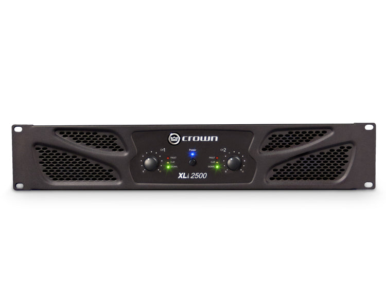 CROXLI2500 - Crown XLi 2500 Rugged Power Amp 2 x 750W @ 4ohm 2U Image 1