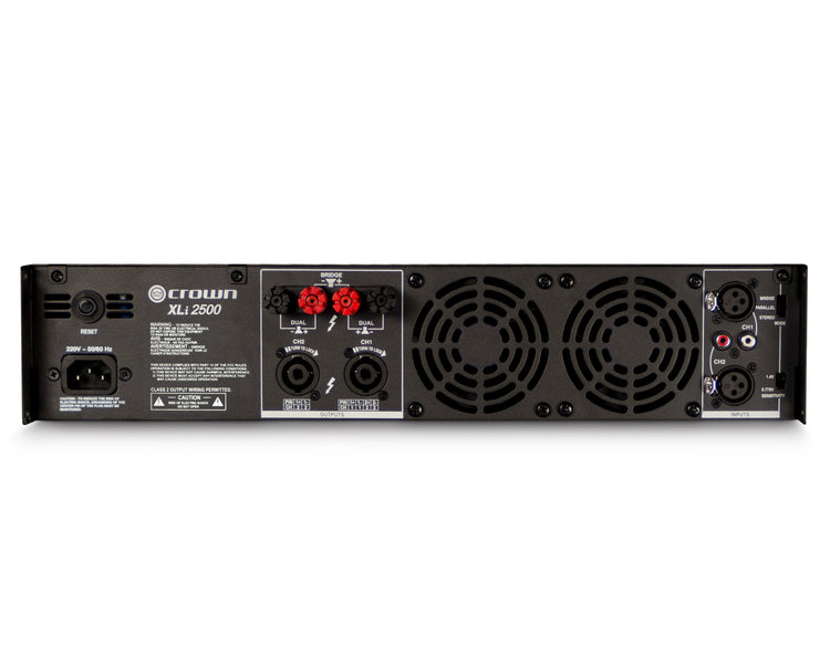 CROXLI2500 - Crown XLi 2500 Rugged Power Amp 2 x 750W @ 4ohm 2U Image 2