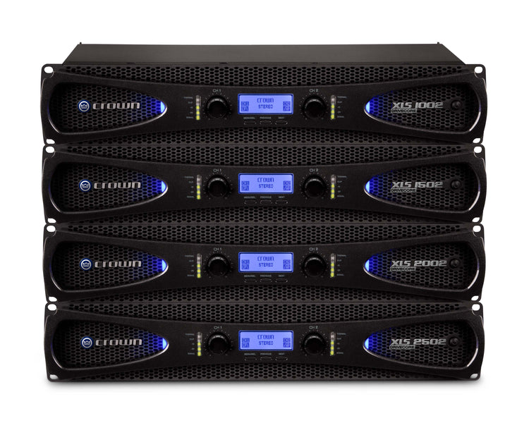 CROXLS1502 - Crown XLS 1502 DriveCore 2 Power Amp with DSP 2x525W @ 4ohm 2U Image 3