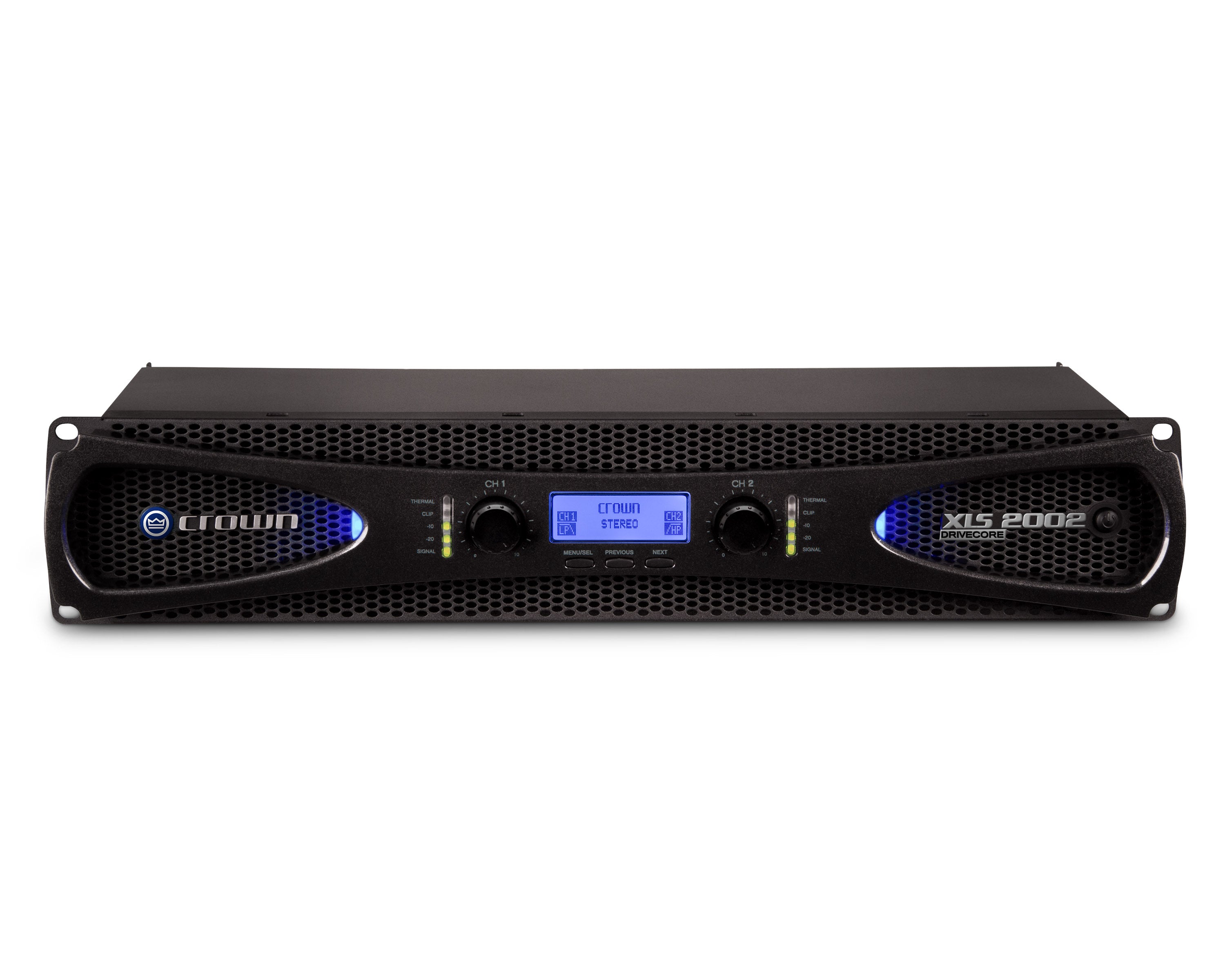 CROXLS2002 - Crown XLS 2002 DriveCore 2 Power Amp with DSP 2x650W @ 4ohm 2U Image 1