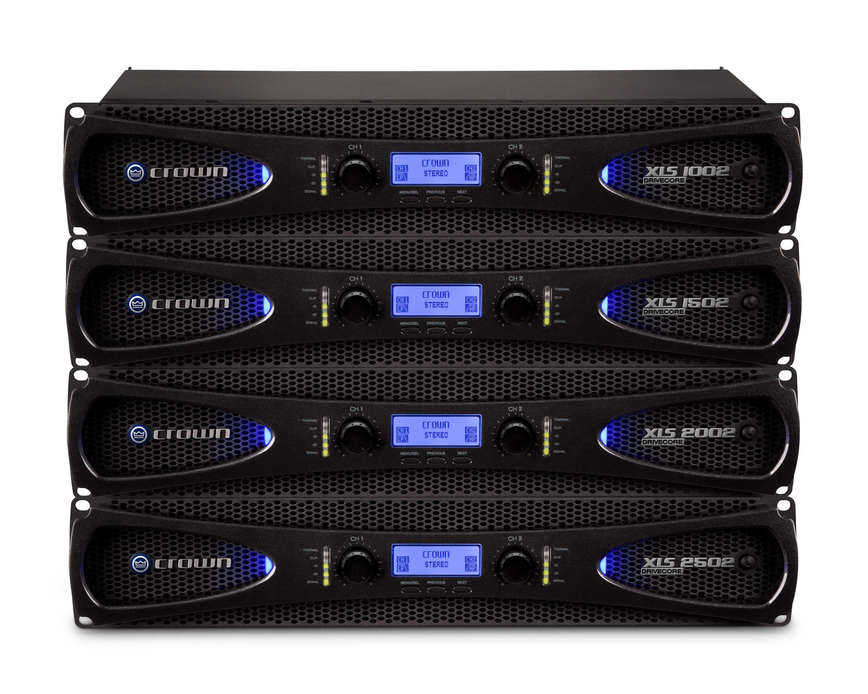 CROXLS2002 - Crown XLS 2002 DriveCore 2 Power Amp with DSP 2x650W @ 4ohm 2U Image 3