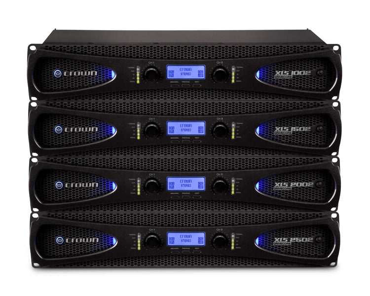 CROXLS2002 - Crown XLS 2002 DriveCore 2 Power Amp with DSP 2x650W @ 4ohm 2U Image 3