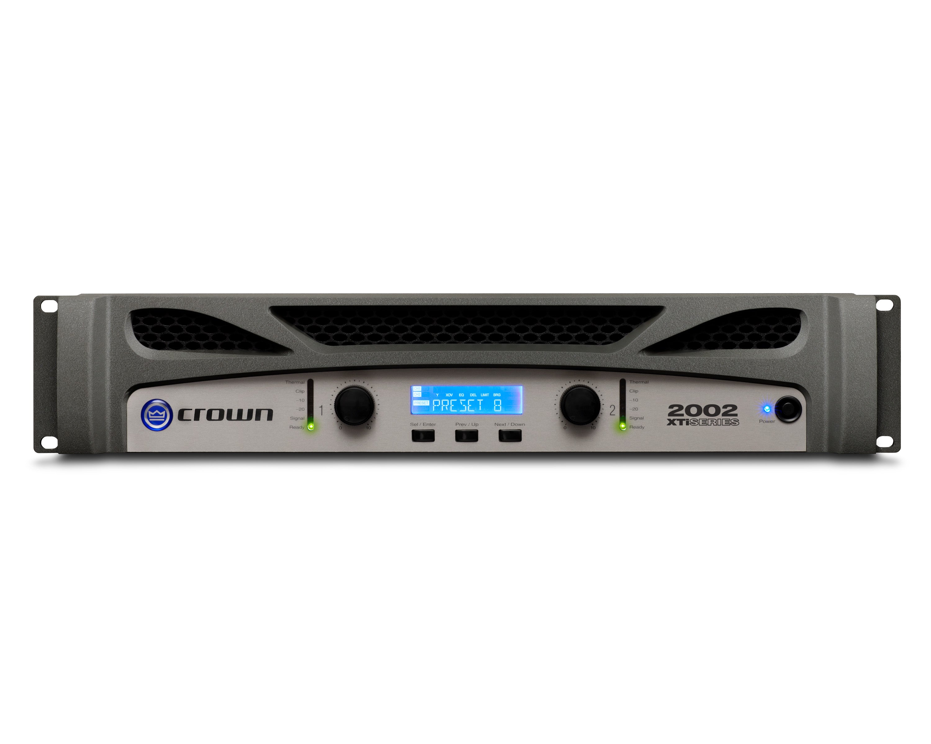 CROXTI2002 - Crown XTi 2002 Power Amp with Integral DSP 2x800W @ 4ohm 2U Image 1