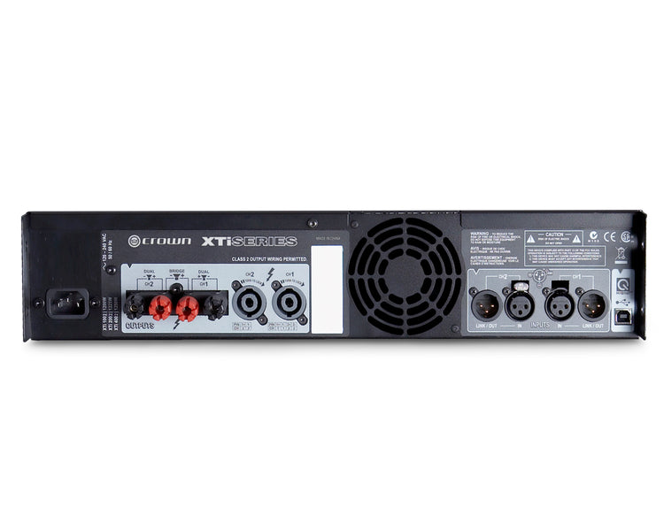 CROXTI2002 - Crown XTi 2002 Power Amp with Integral DSP 2x800W @ 4ohm 2U Image 2