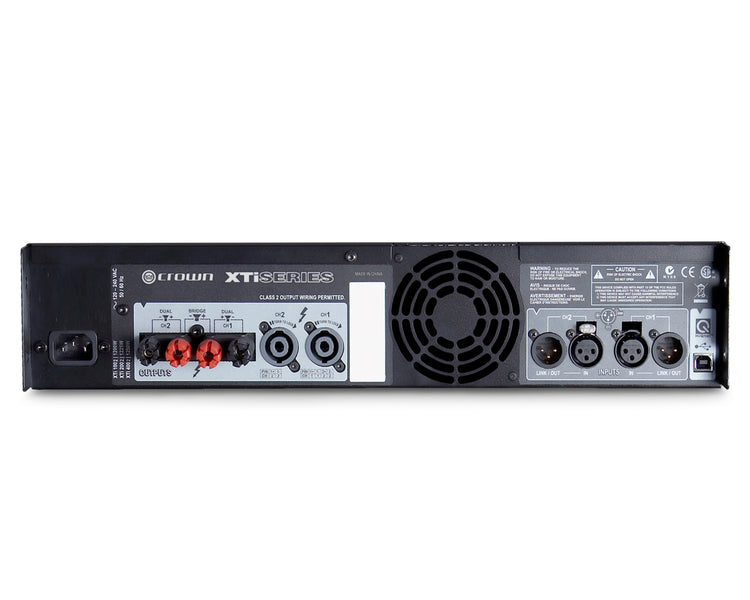 CROXTI4002 - Crown XTi 4002 Power Amp with Integral DSP 2x1200W @ 4ohm 2U Image 2