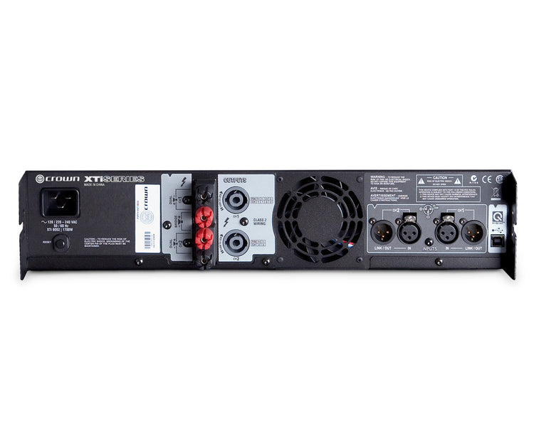 CROXTI6002 - Crown XTi 6002 Power Amp with Integral DSP 2x2100W @ 4ohm 2U Image 2