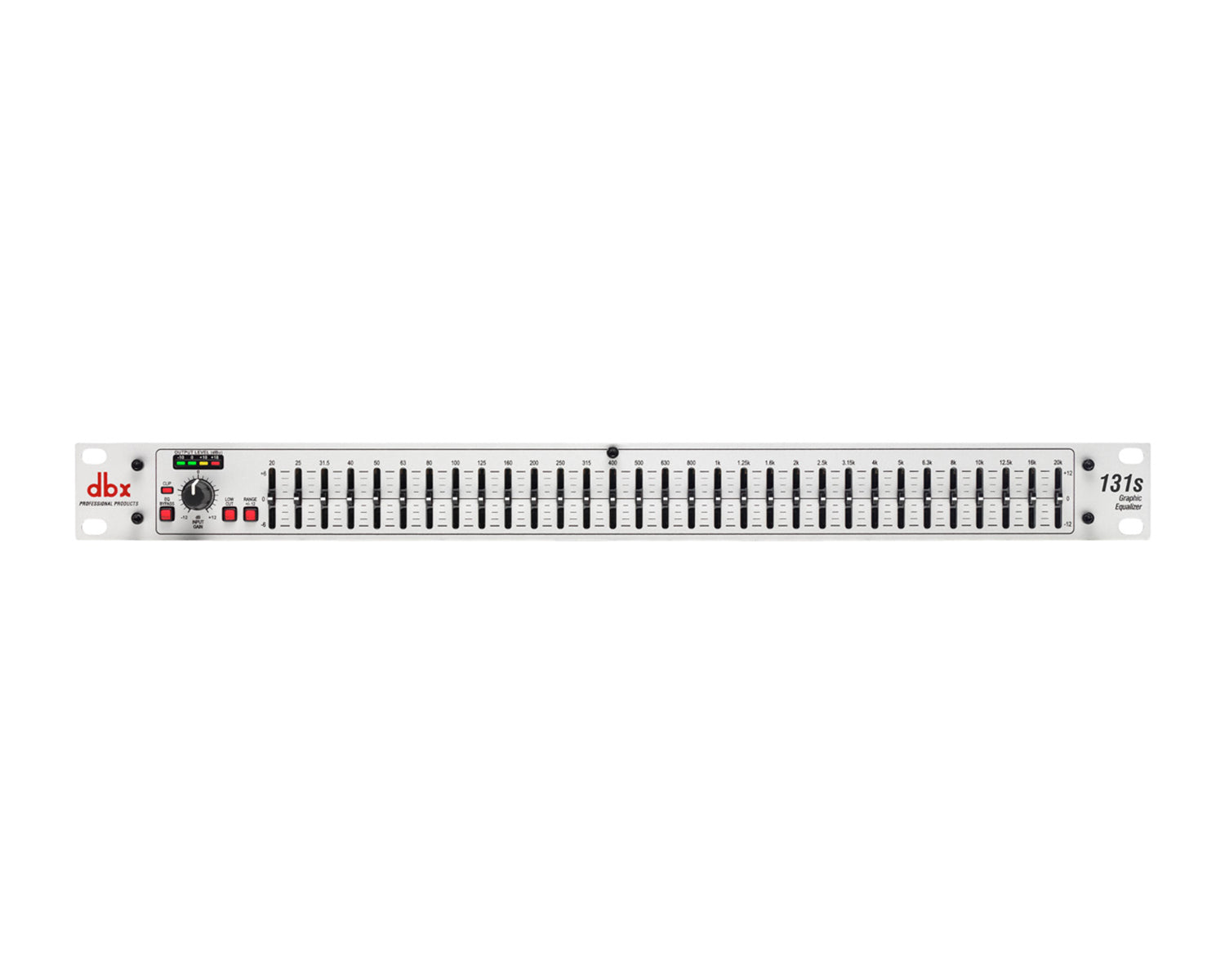 DBX131S - dbx 131S Single 31 Band Equaliser Silver 1 or 3 Octave Jack or XLR 1U Image 1