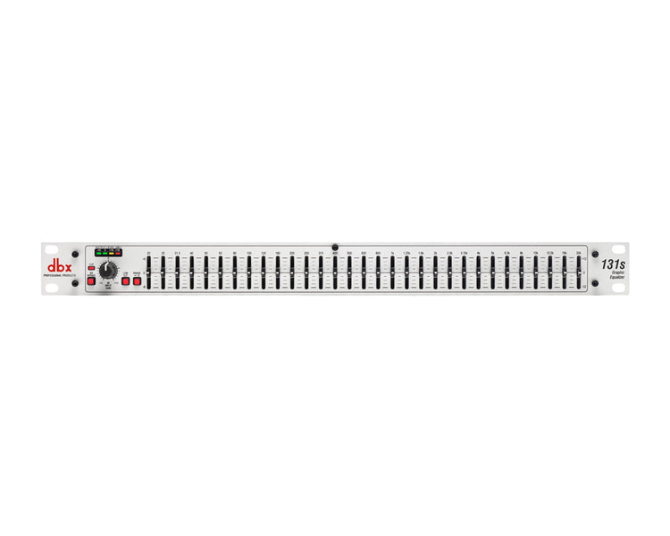 DBX131S - dbx 131S Single 31 Band Equaliser Silver 1 or 3 Octave Jack or XLR 1U Image 1