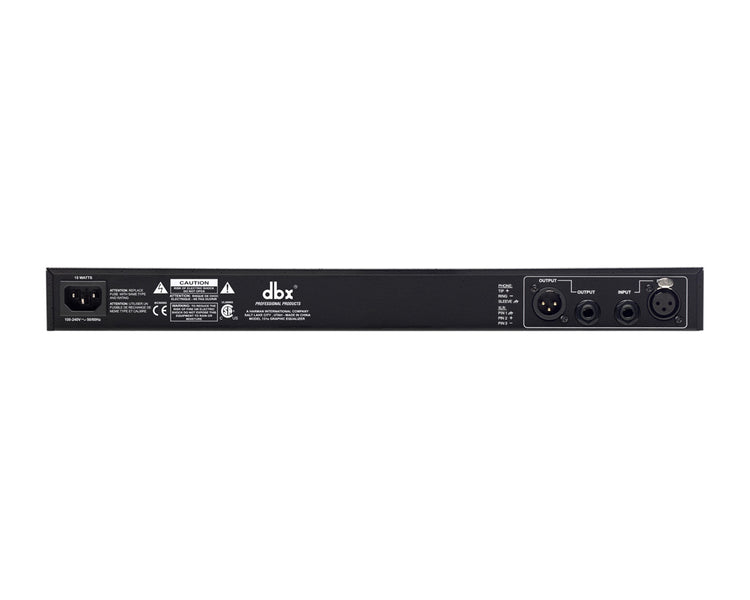 DBX131S - dbx 131S Single 31 Band Equaliser Silver 1 or 3 Octave Jack or XLR 1U Image 2