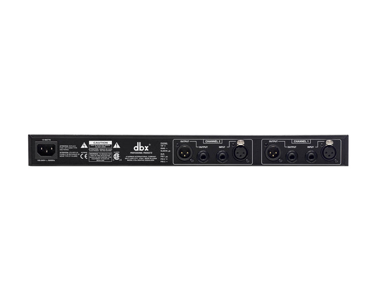 DBX215S - dbx 215S Dual 15 Band Equaliser Silver 2 or 3 Octave Jack or XLR 1U Image 2